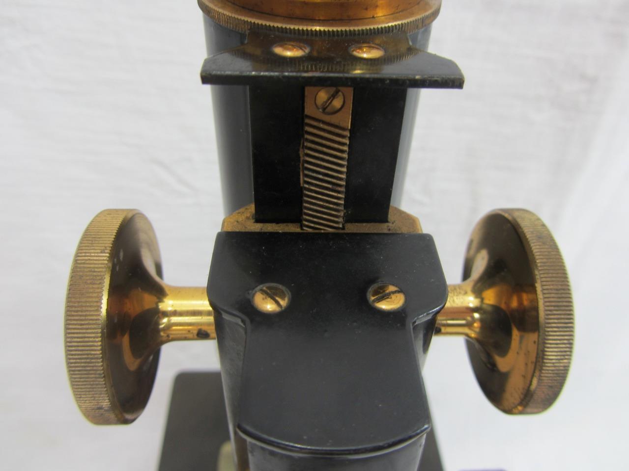 Watson London Brass/Enamel Service Compound Microscope #63016 c1937 (Cased)