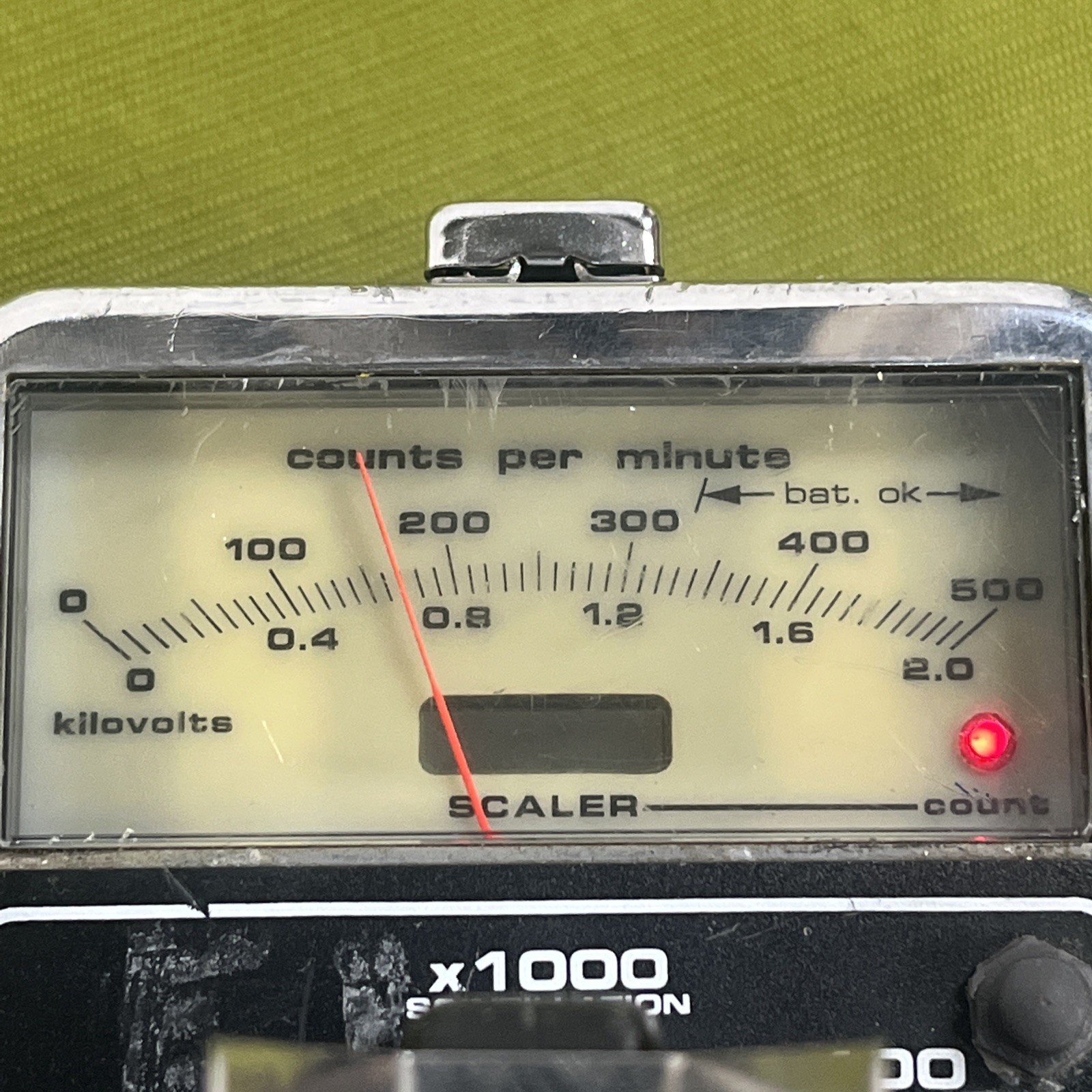Bicron Surveyor Meter Model MS with Scaler (For Parts Only- read the notes)
