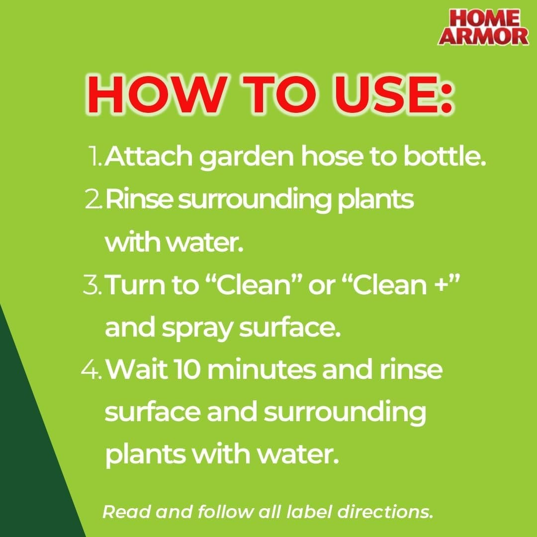 Versatile 64 oz Outdoor Cleaner+ - Quick & Easy Stain Removal For All Surfaces