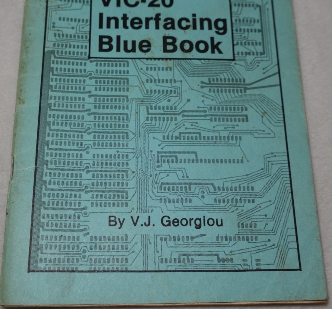 VIC-20 Interfacing Blue Book Commodore V.J. Georgiou 1982 Paperback Book