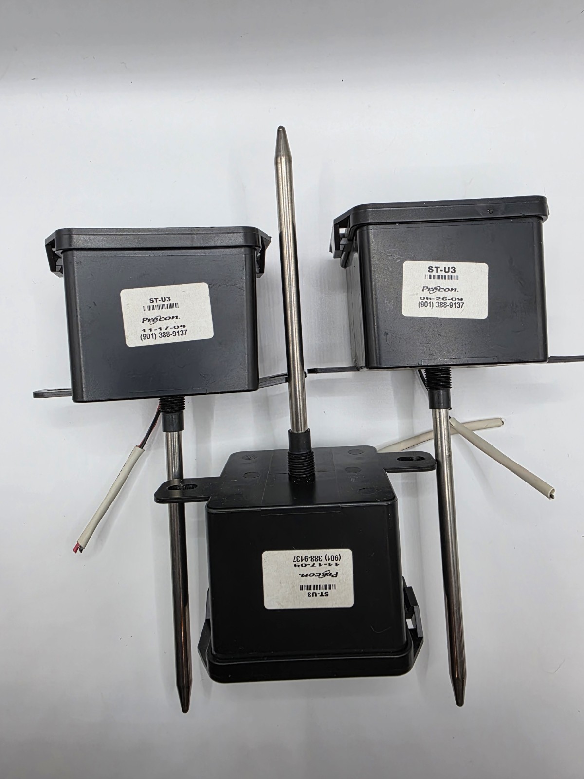 Precon ST-U3 / STU3 Duct Mounted Temp Sensor (Lot Of 3) Used