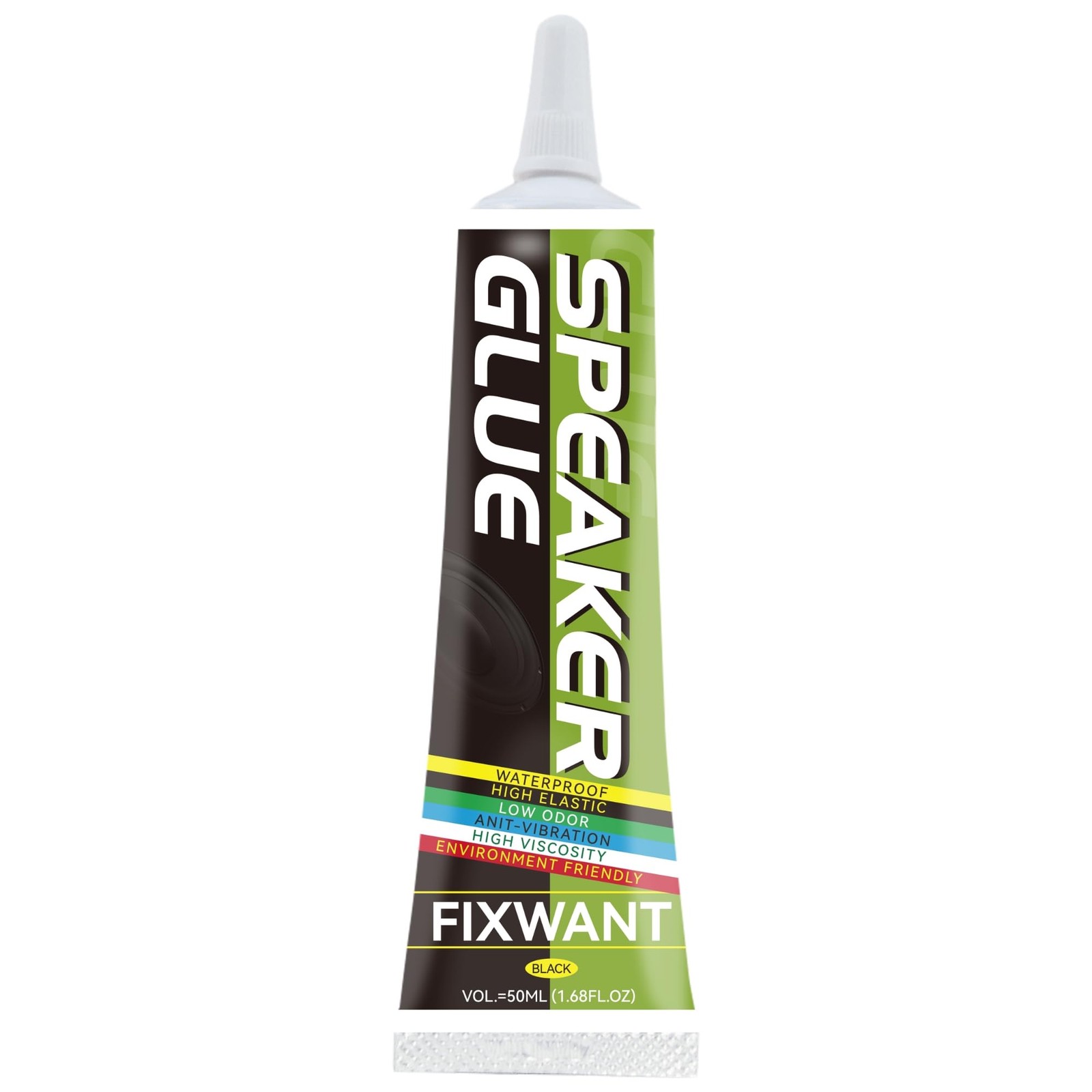 FIXWANT Loud Speaker Repair Glue Foam Side Dust Cap Rubber clear/transparent