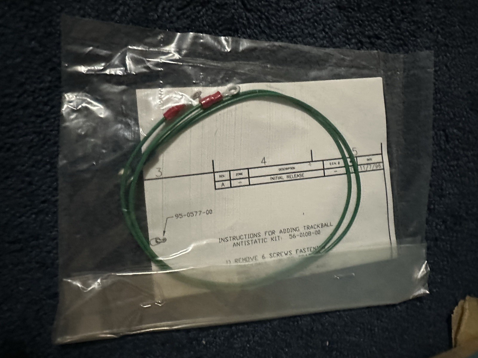 40 Arcade Trackball Ground Wires New In Package.