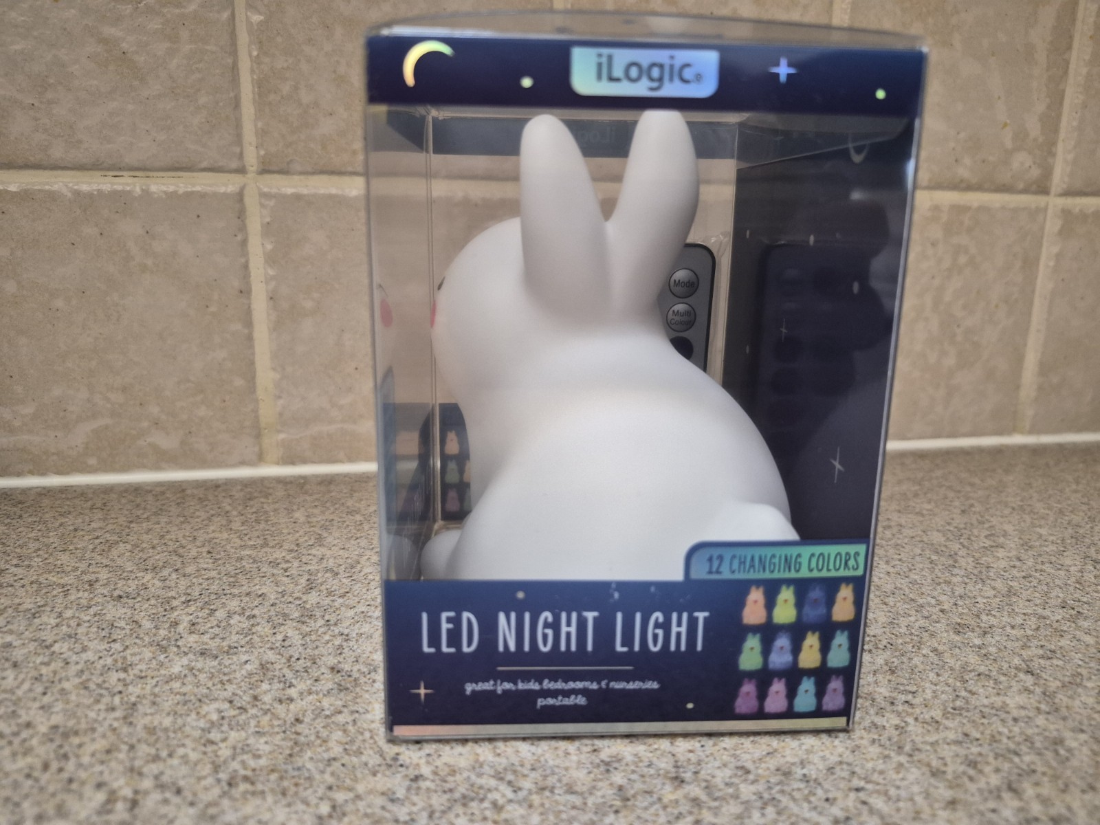 Ilogic 'Bunny' Led Night Light, 3 Light Modes, 12 Changing Colors