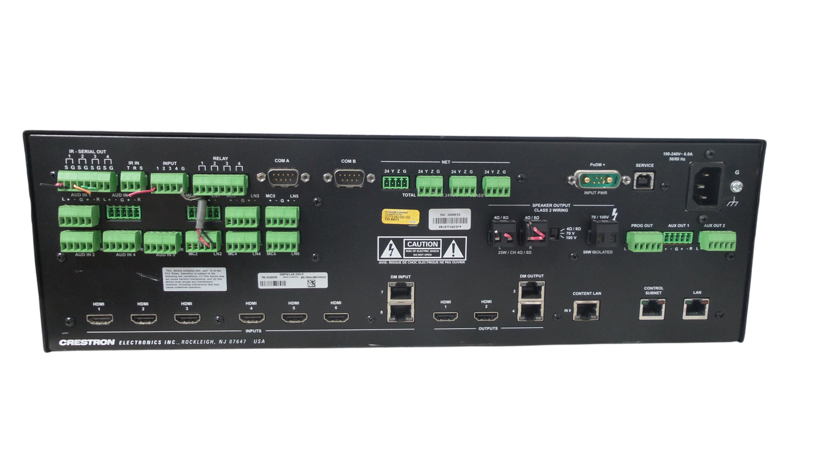 Crestron DMPS3-4K-350-C Digital Media Presentation System 3-Series