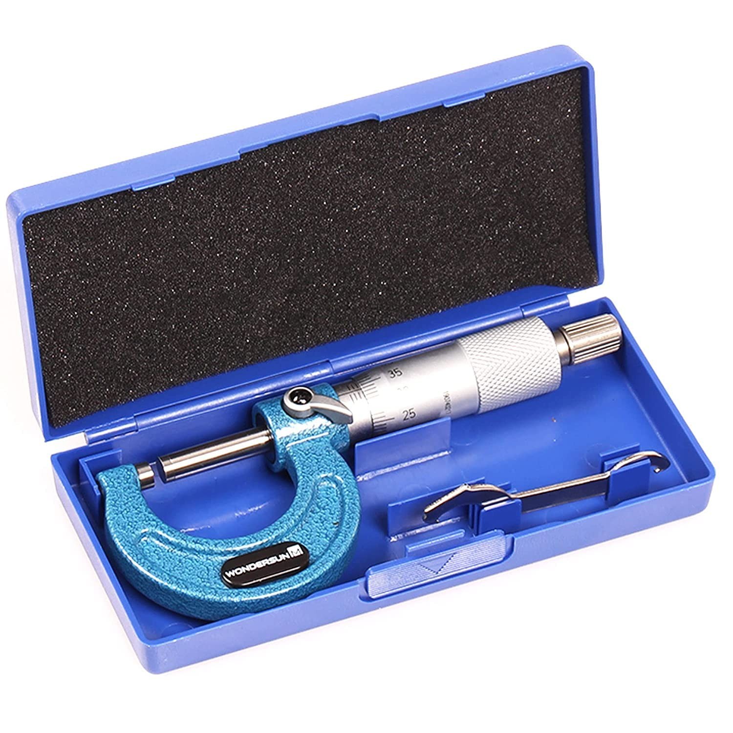 Outside Micrometer 0-1" Measuring Range,0.0001" Graduation for Machinists,Pro...