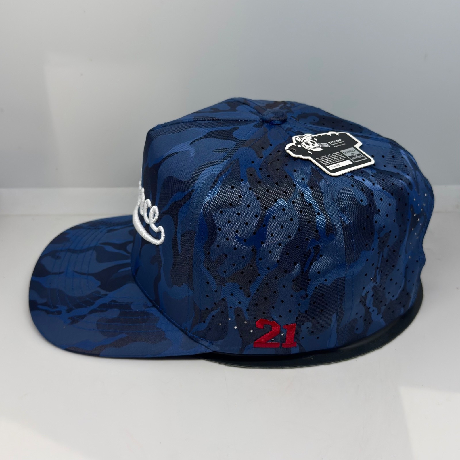Santurce 21 3D Roberto Clemente Hydro Blue Camouflaged Edition SnapBack Hat