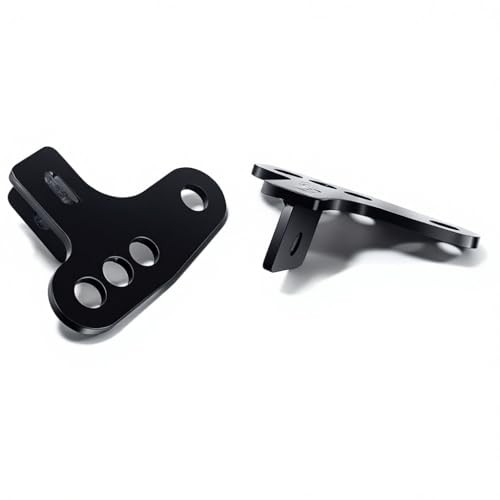 Motorcycle Lowering Blocks, Rear Adjustable 1" + 2" + 3" Suspension Black#2