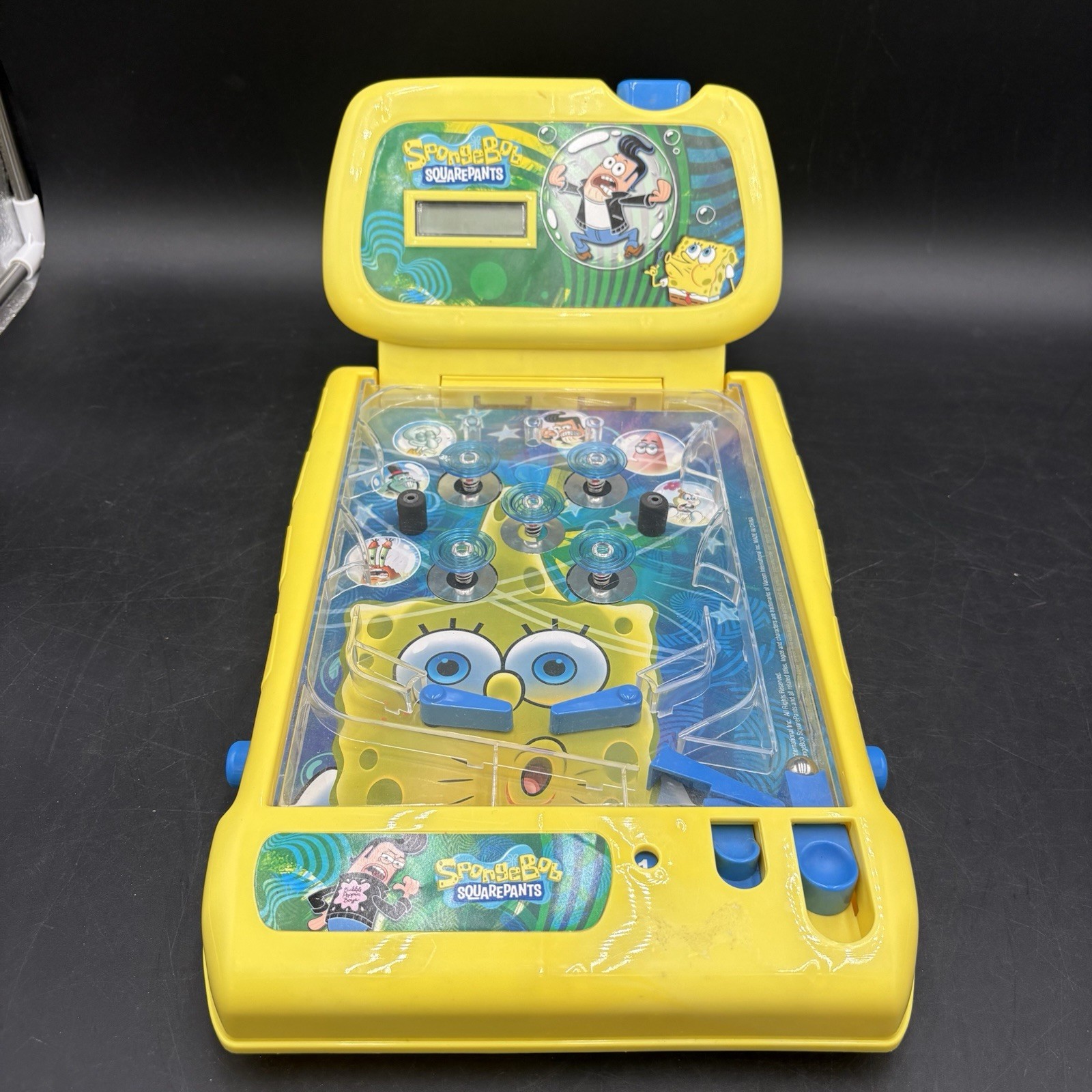 Vtg 2004 SpongeBob SquarePants Pinball Alley Tabletop Game Works