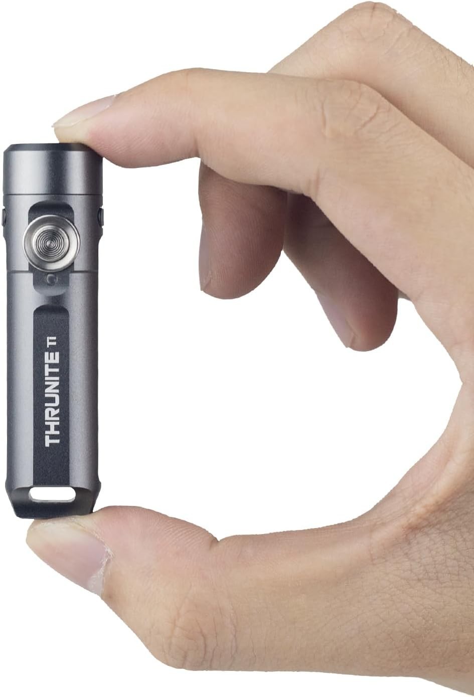 Ti Mini Keychain Flashlight, USB-C Rechargeable EDC Pocket Light, Bright 650 Lum