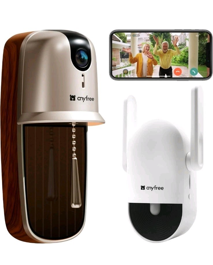 Smart Wireless Doorbell Camera w/ Chime HDR PIR Motion & AI Human Detection