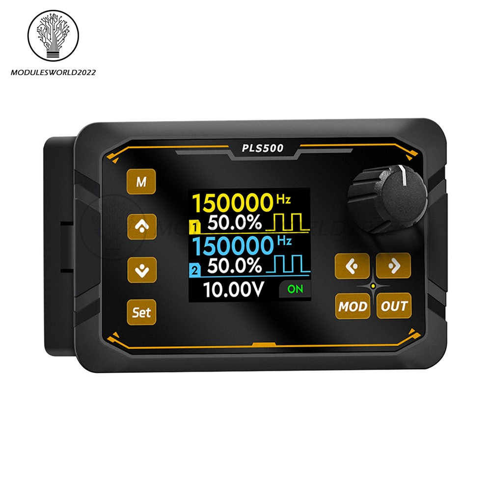PLS500 Dual-Channel Pulse PWM Signal Generator Adjustable Programmable Dead zone