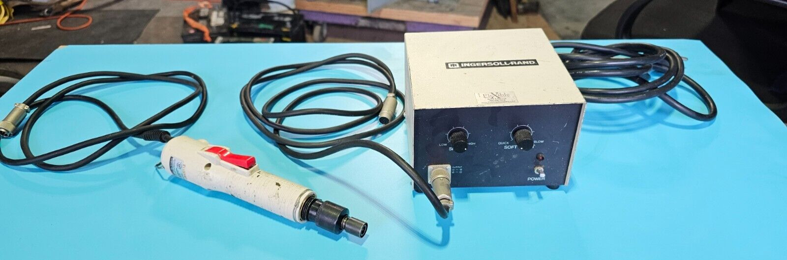 Ingersoll Rand Delvo DC power supply ESCB50 and Screwdriver
