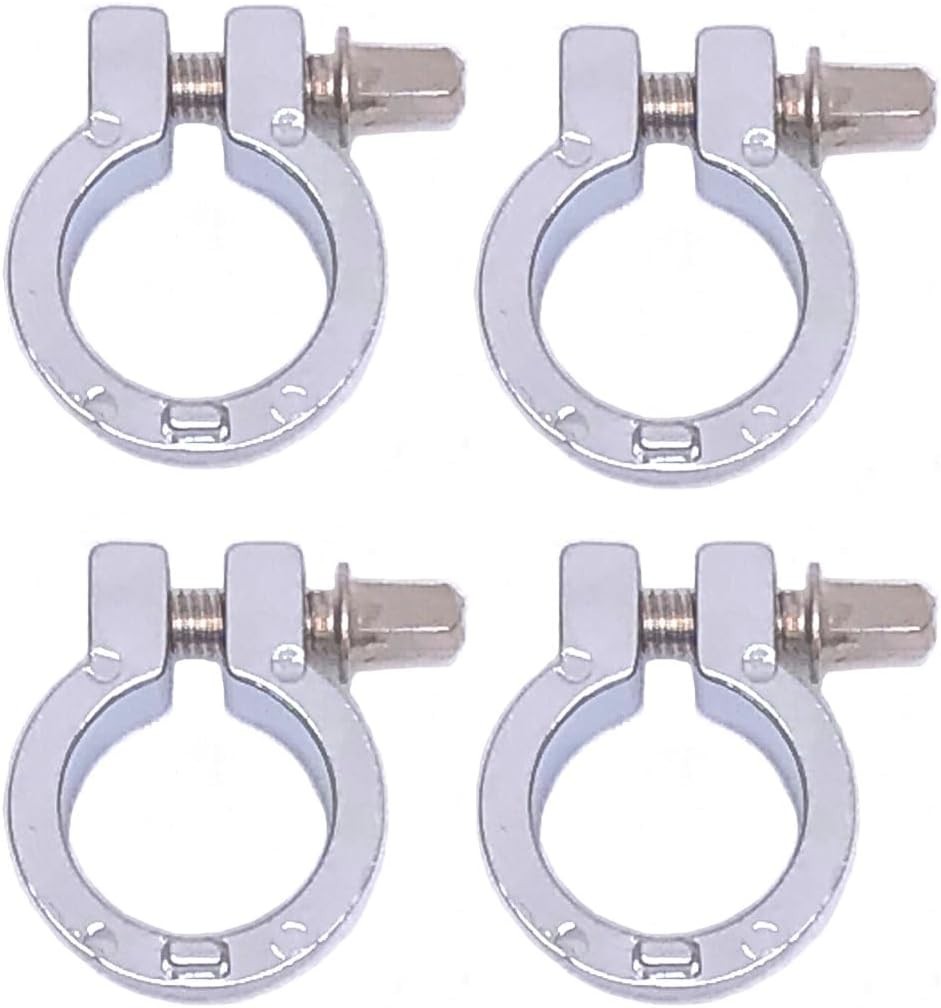 4pcs Drum Stand Memory Lock 7/8 Inch Diameter Cymbal Stand Chrome Hing