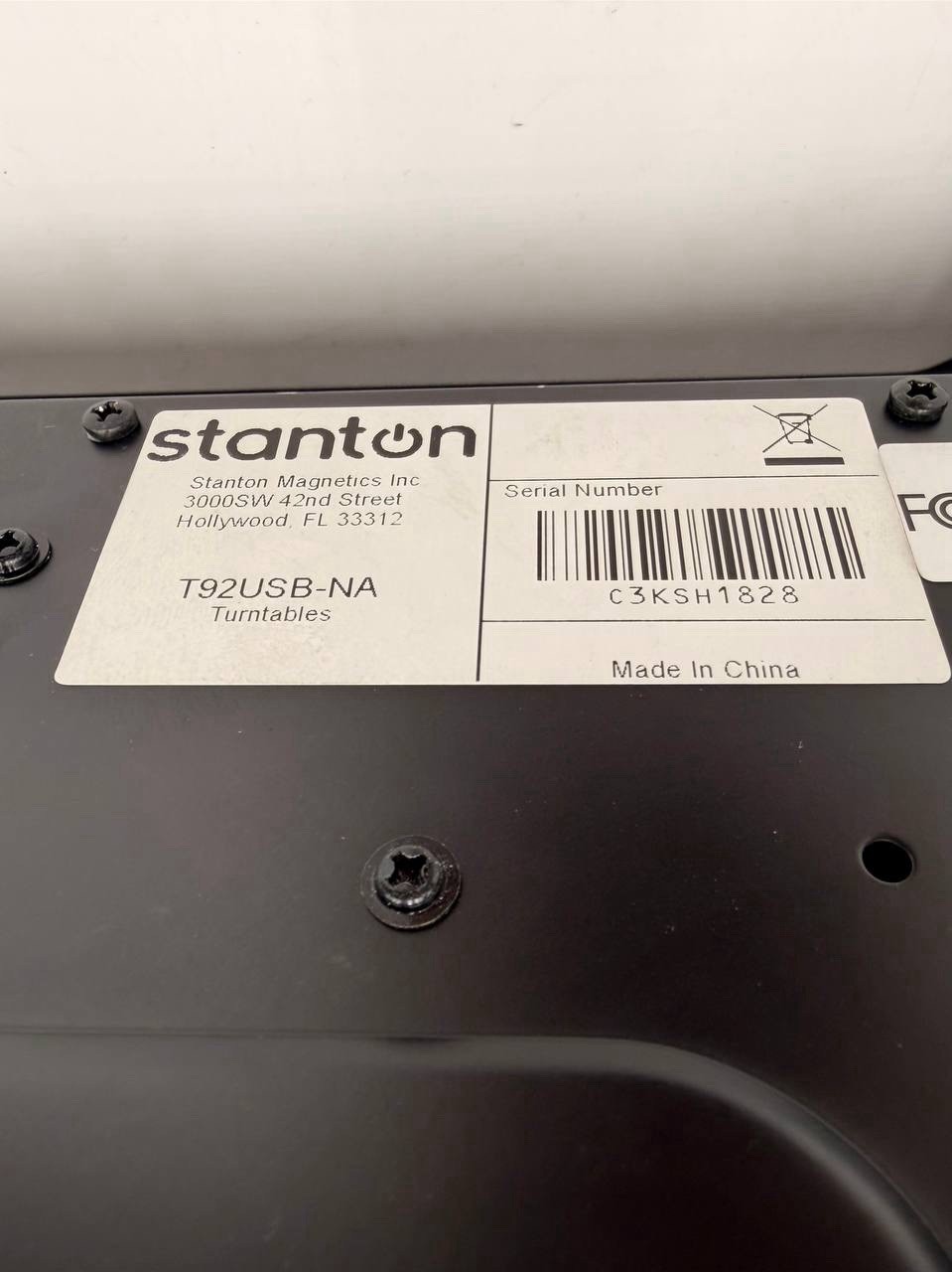 Stanton T.92 USB Turntable Recorder