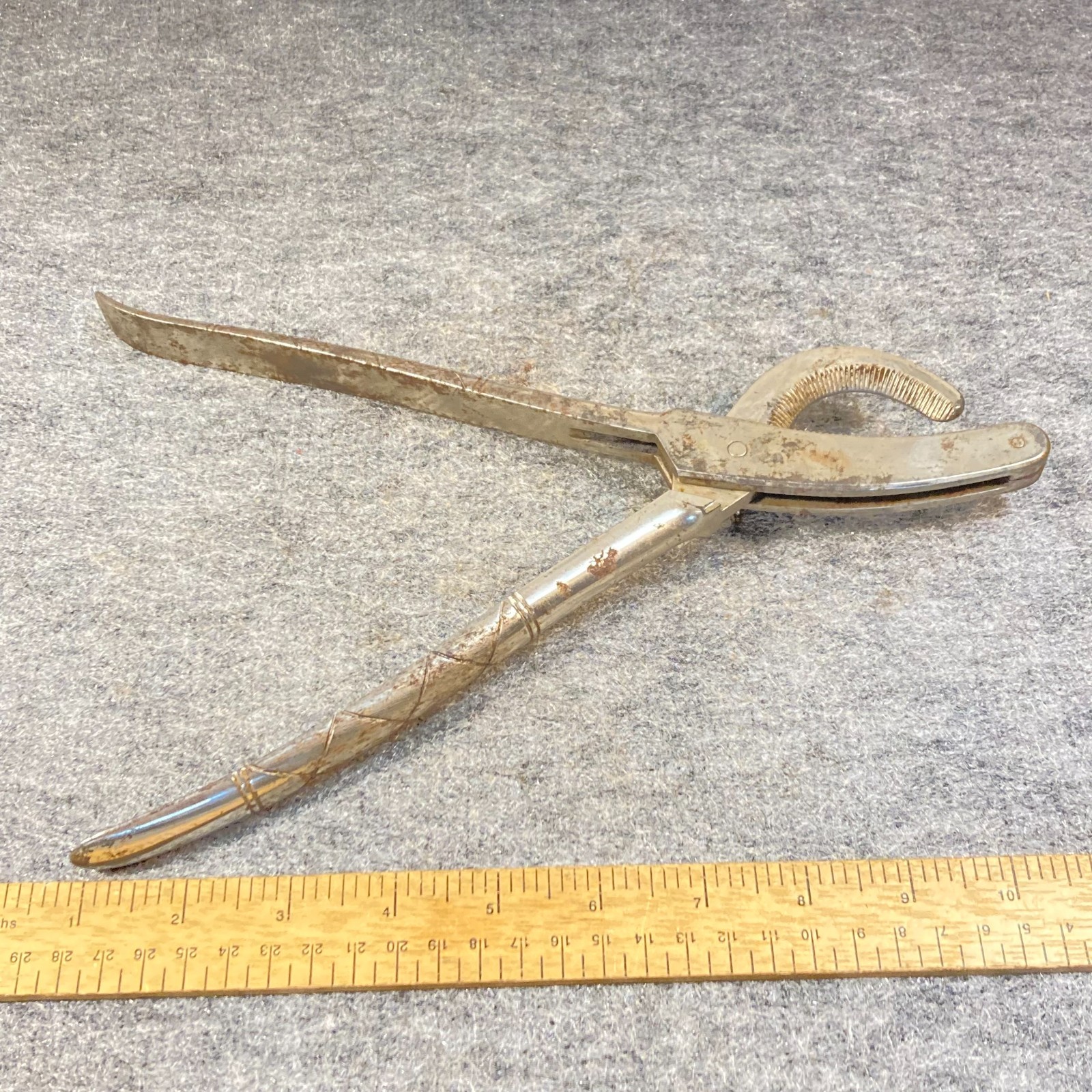 Sharp & Smith Pliers Cutters Serrated Jaw 11"