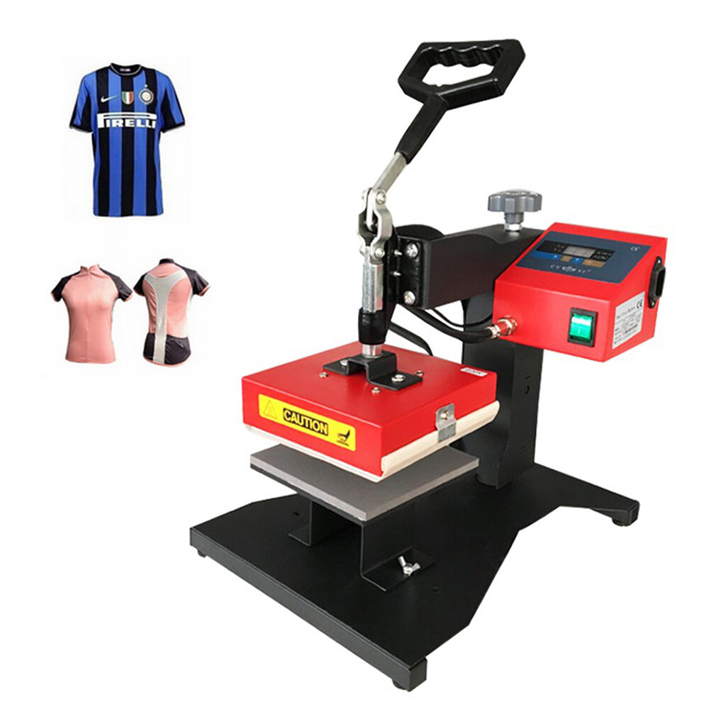 110V 450W Digital Heat Press Machine DIY Press Single Heater small size 5.9x5.9"
