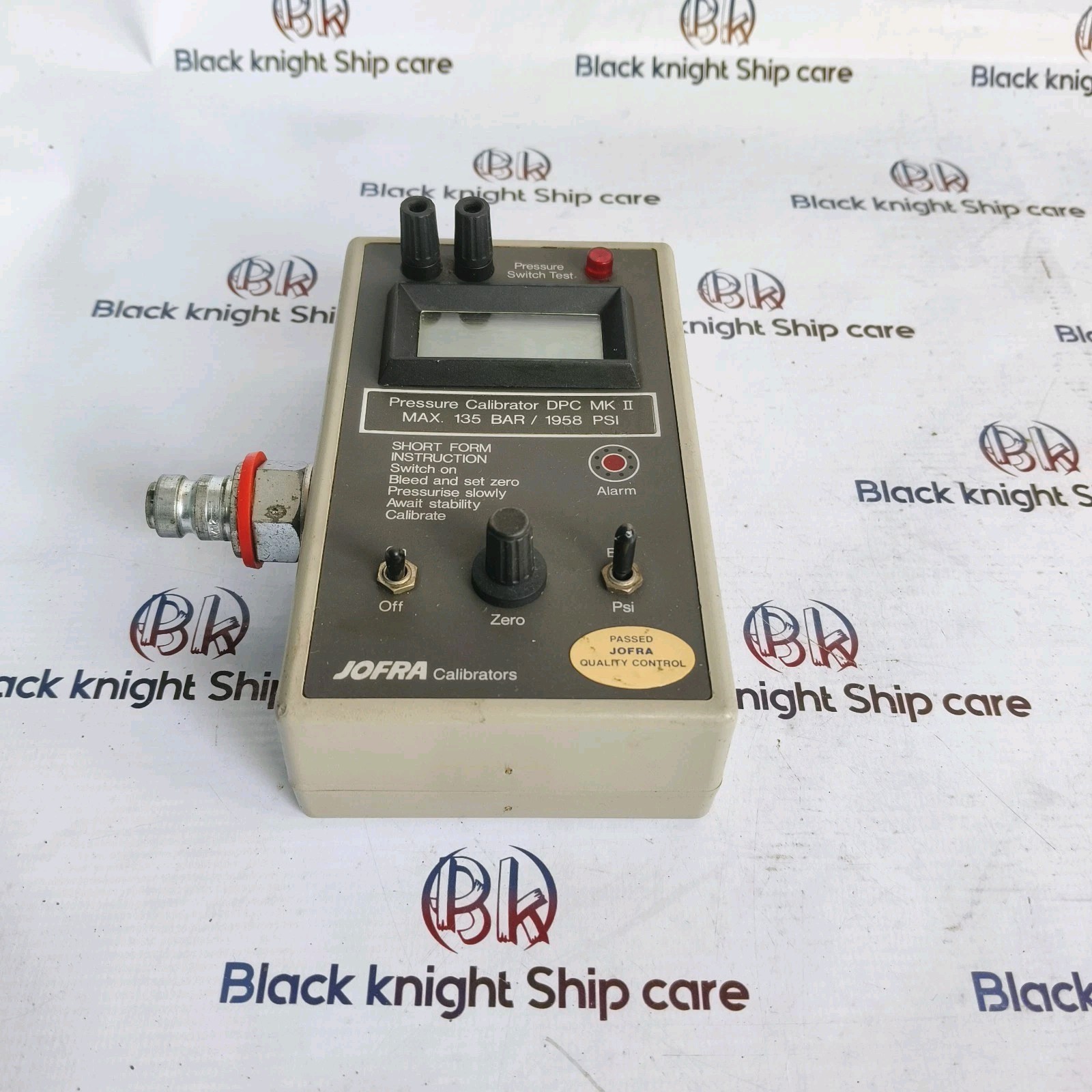 JOFRA Calibrators type-DPC MK 2 135 Bar/1958psi