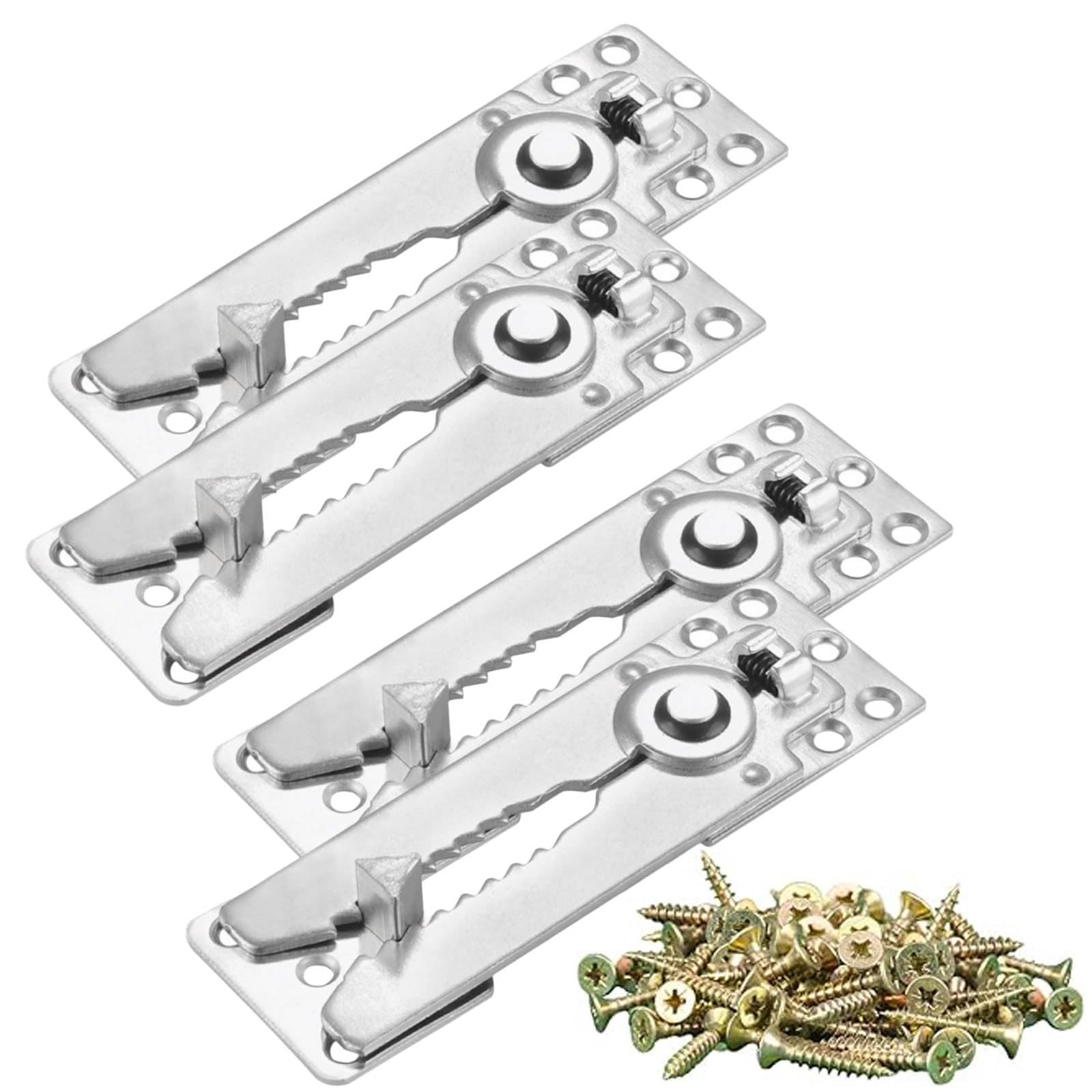 4 PCS Sectional Couch Connector Screws, 155mm Heavy Duty Sofa Alligator Clamp...