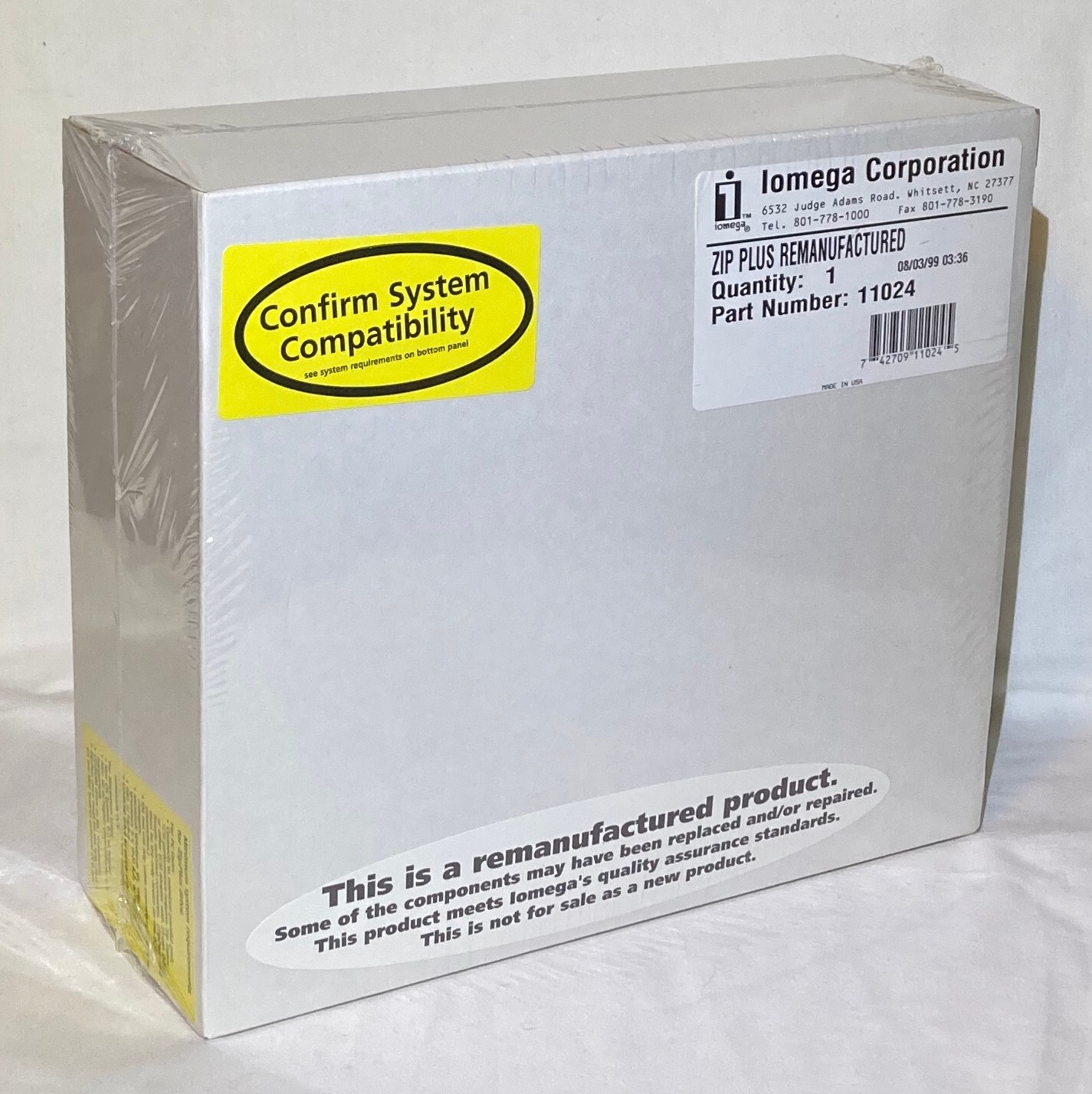 🎁 Iomega Zip 100 Plus SCSI & Parallel Port Drive PC Mac ZipPlus SEALED Reman 🎁