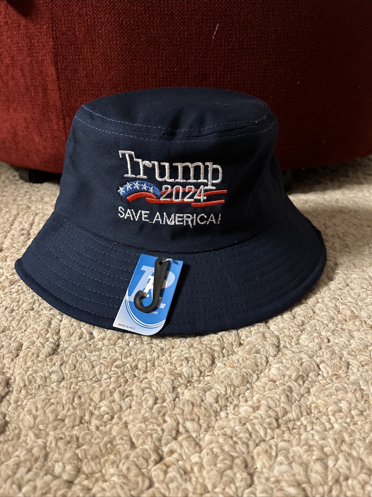 Donald Trump Floppy Hat 2024 SAVE AMERICA RR Headwear New / One Size Blue