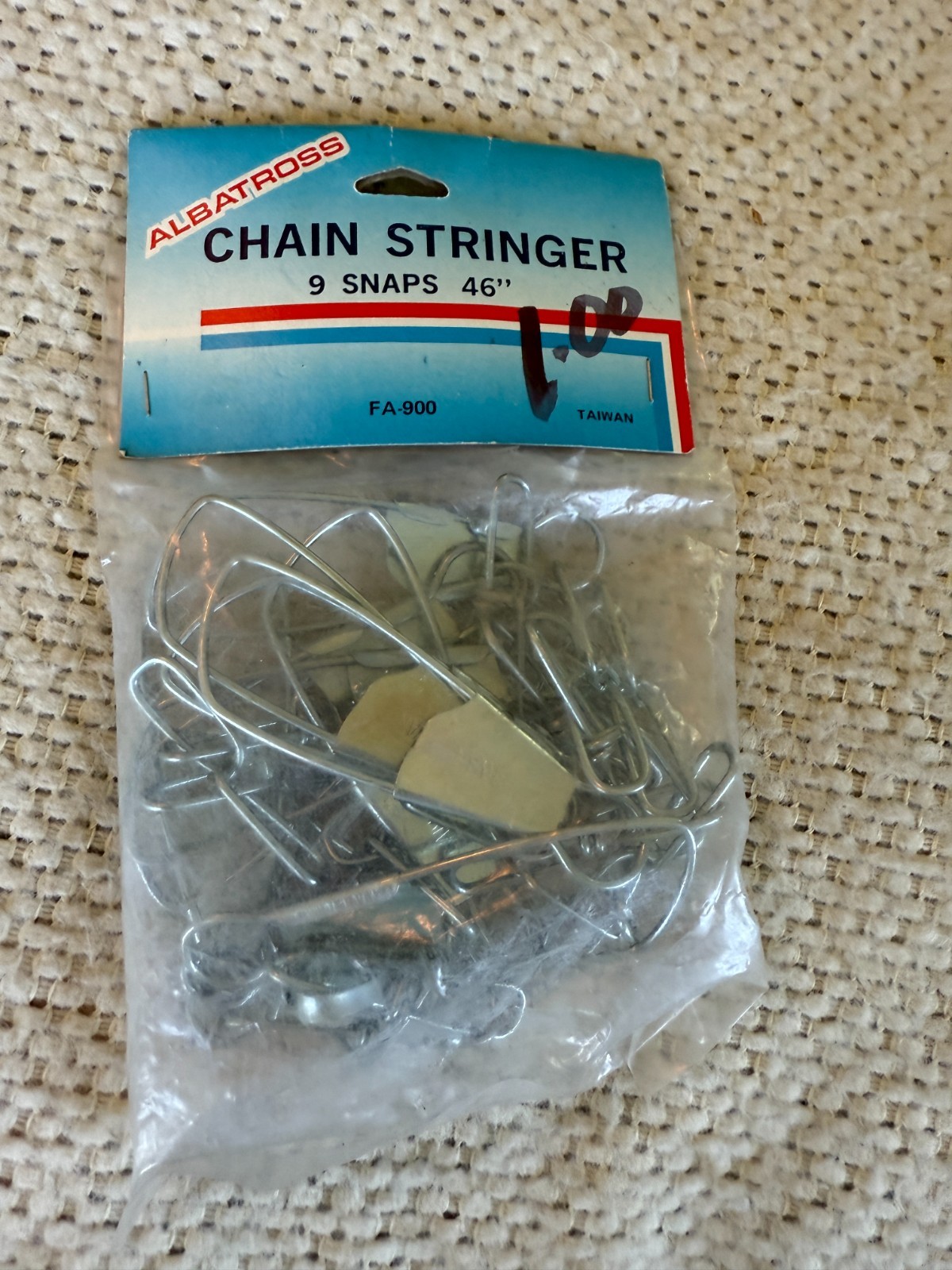 Albatross 9 Snap Fish Stringer NOS