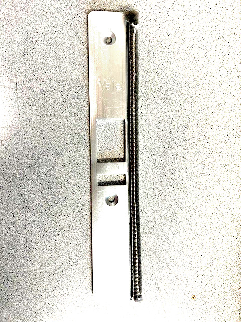 YALE ACCENTRA LATCHLOCK FACEPLATE WITH WEATHERSTRIP ANODIZED ALUM