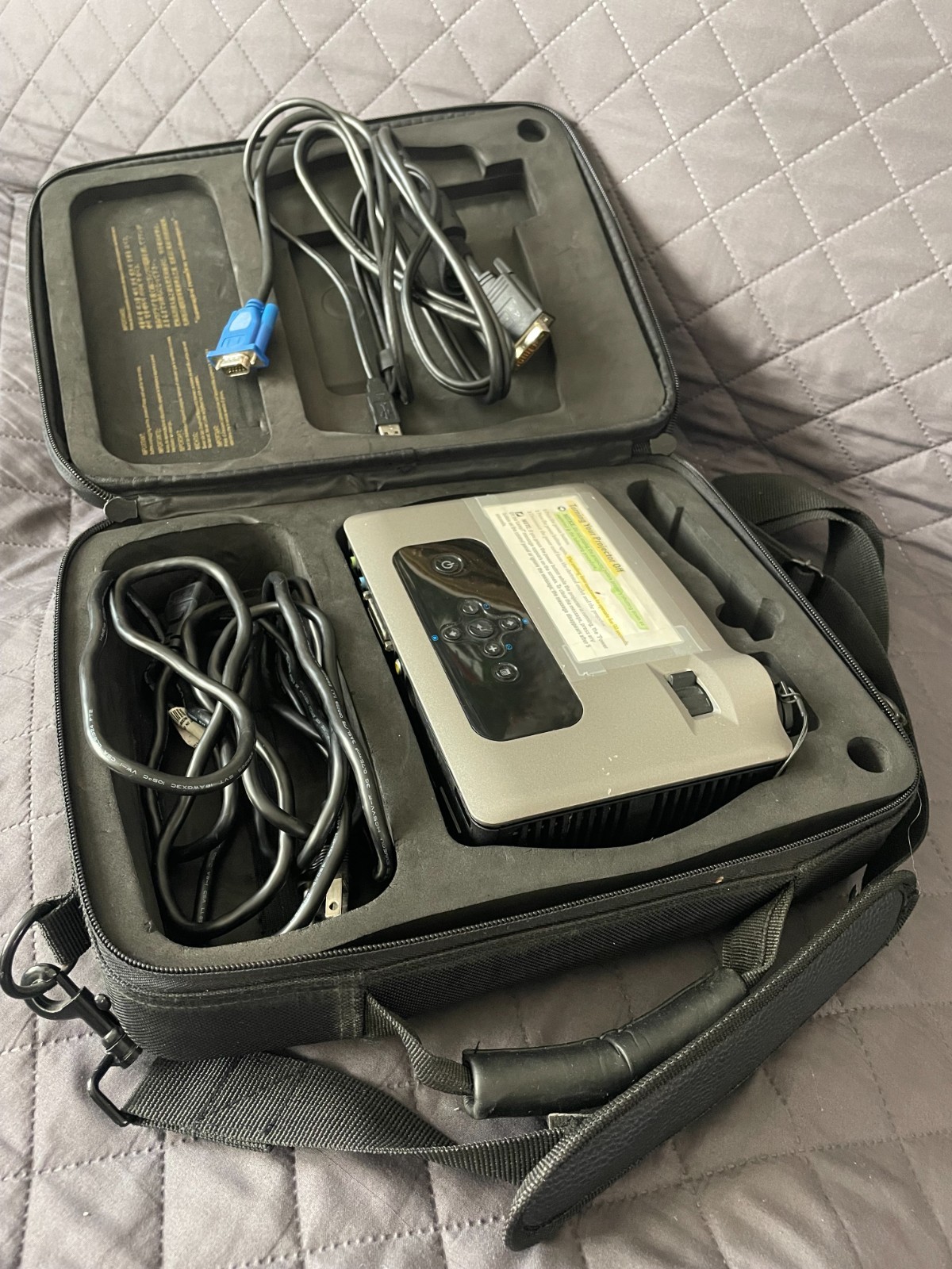 Dell 3400MP DLP Projector with Case and Cords