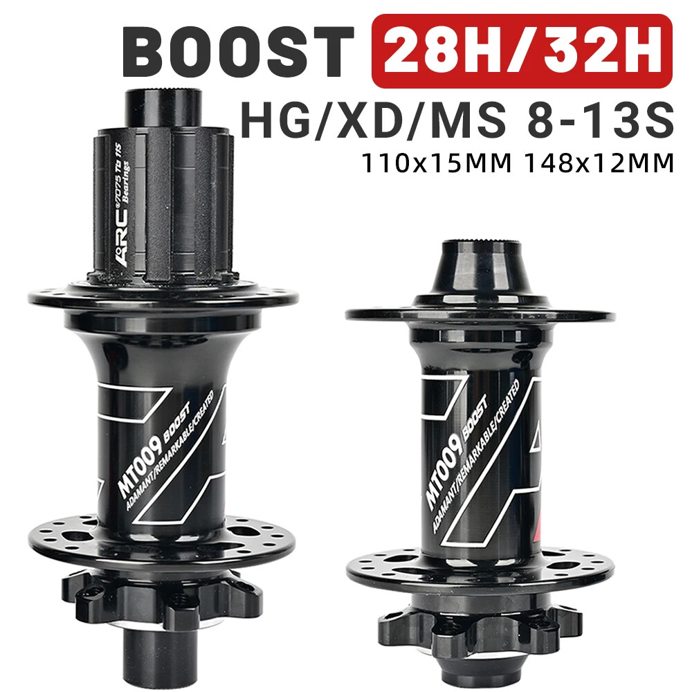 Mountain Bike Front Rear Hub 6 Pawls 114T BOOST 148x12/110x15MM Hub 32H HG XD MS