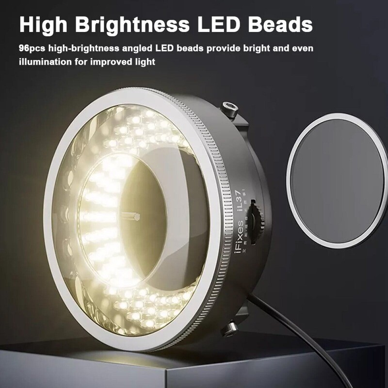 iL37 Microscope Optical System LED Illuminating 96 Ring Light Lamp 2025 NEW