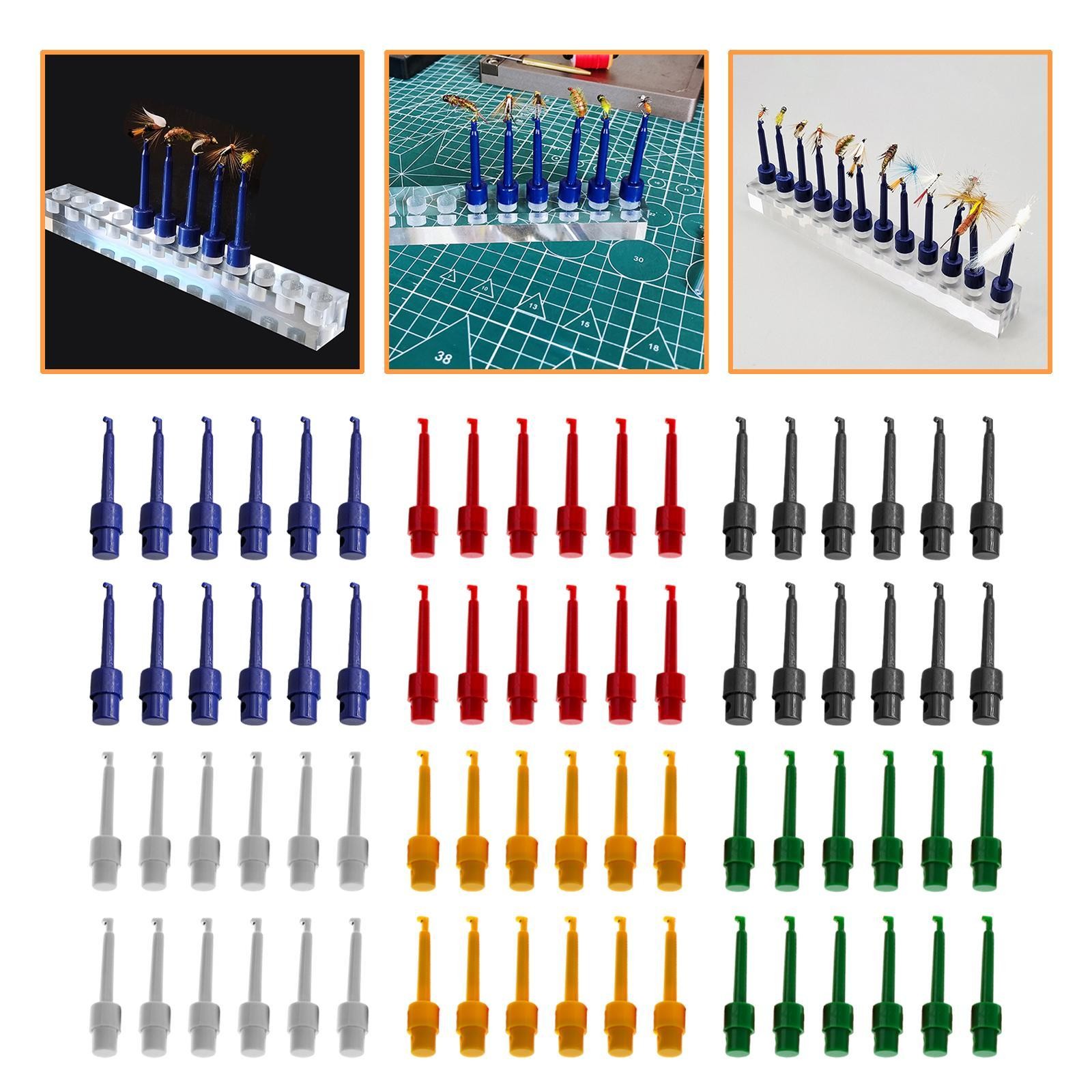 12x Fishing Lure Display Clips Lure Display Grippers for Collection Drying Fly
