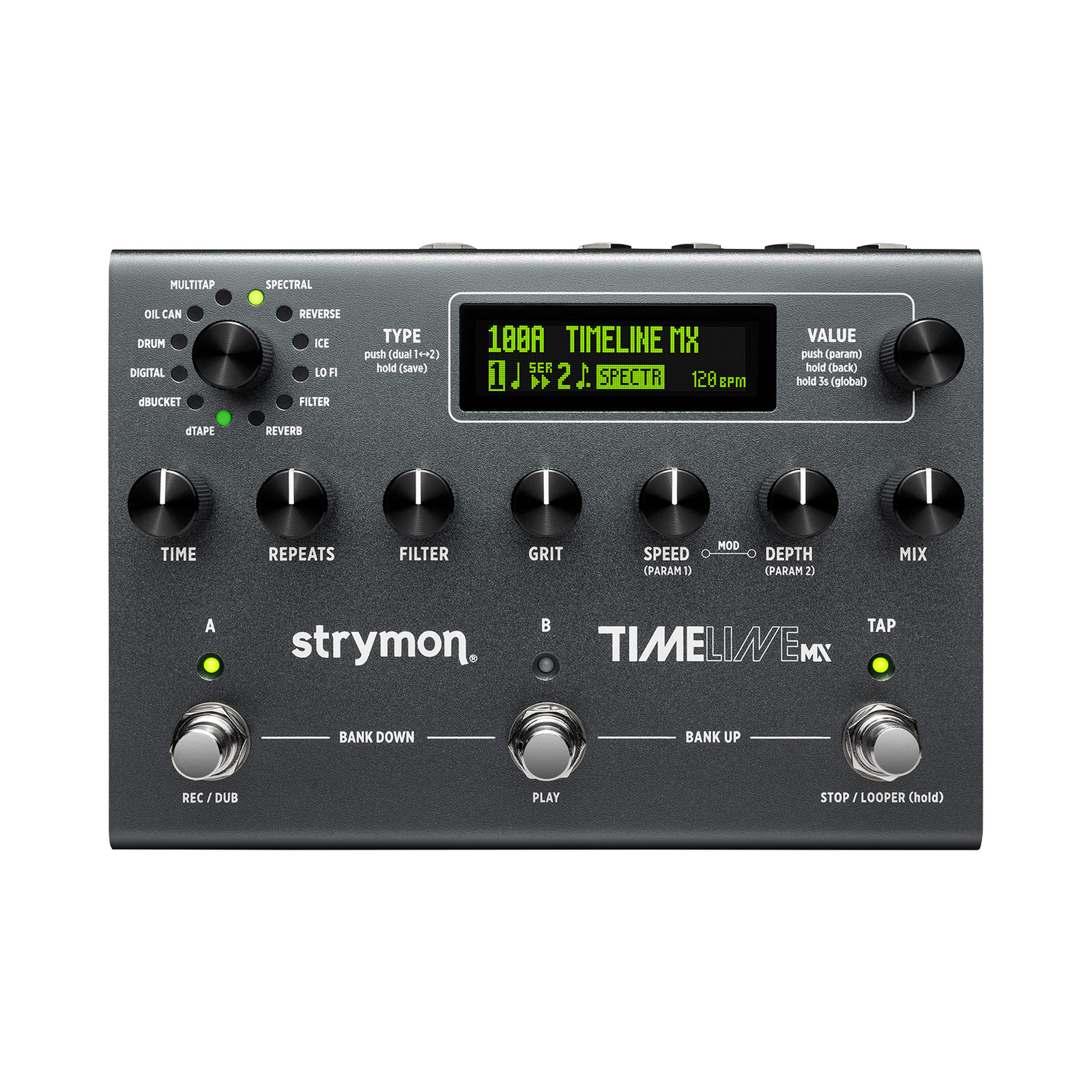 Strymon TimeLine MX Multi-Delay Workstation Pedal