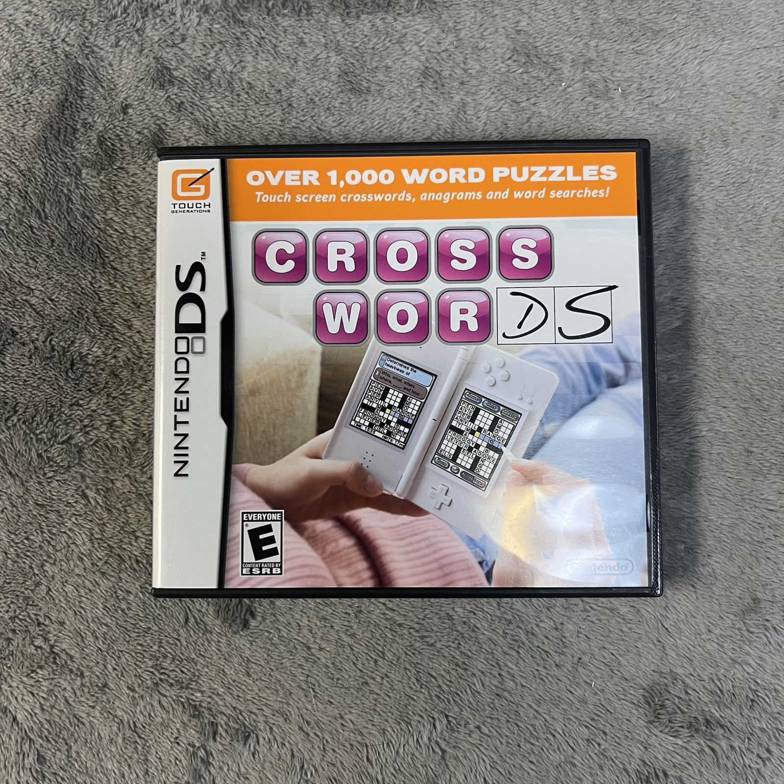 Crosswords DS (Nintendo DS) Case ONLY / No Game / Authentic USA Version No Game