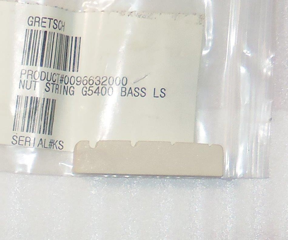 Gretsch® 4 String PreSlotted G5400 Bass GraphTech NuBone Nut~42.8mmx5.8~New OS