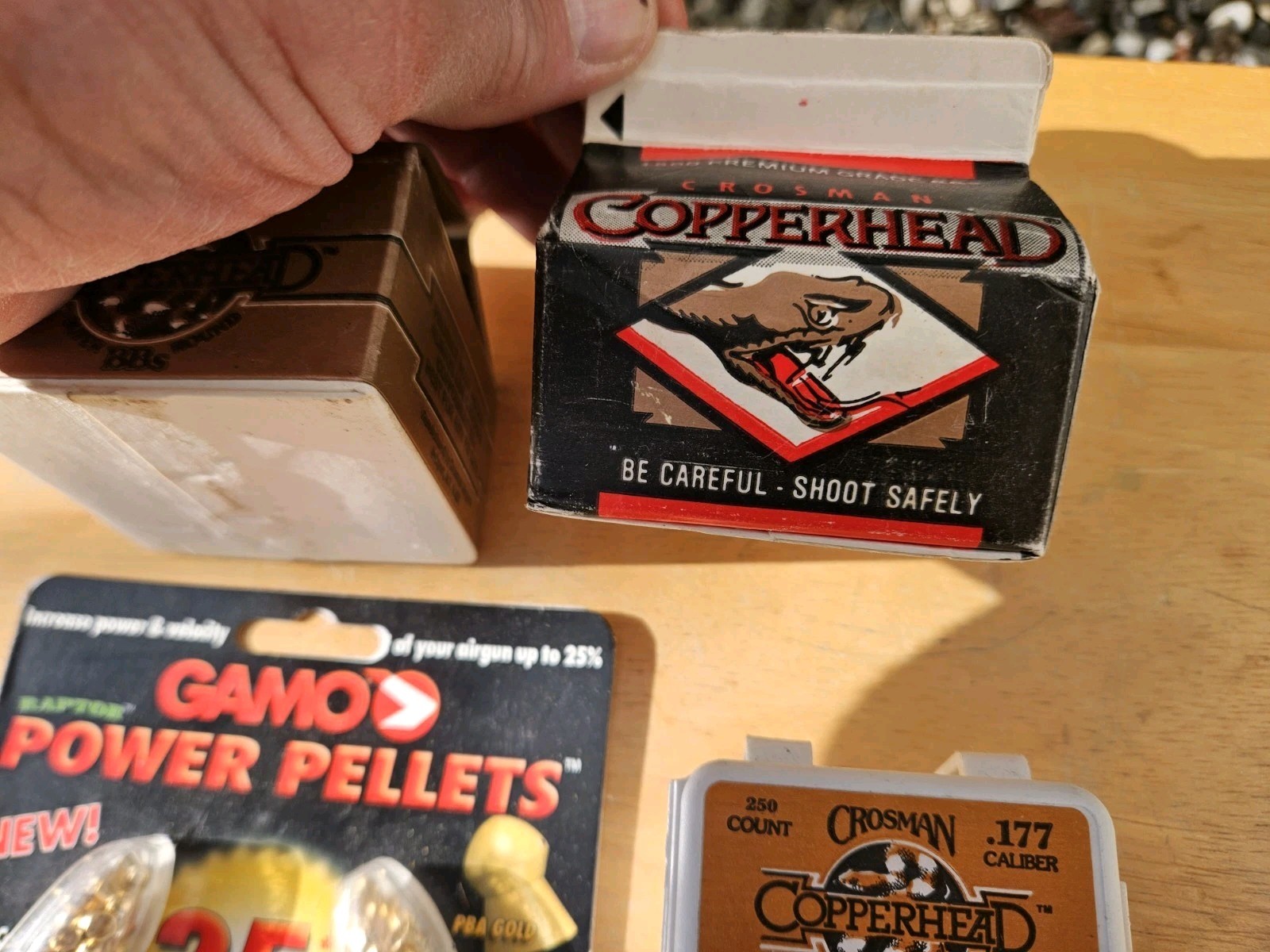 Vintage Crosman Copperhead BBs And Pellets