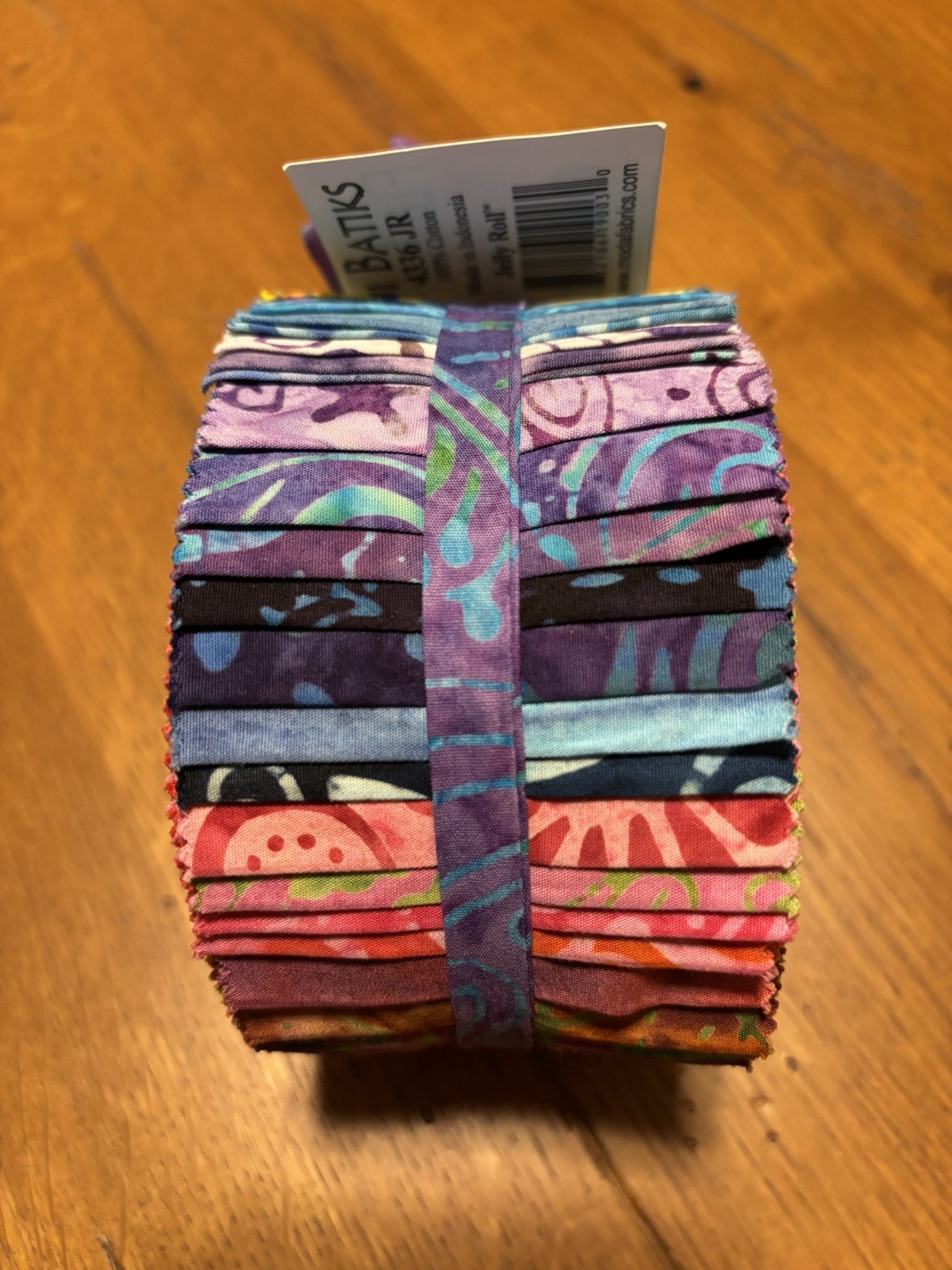 Fiji Batiks Jelly Roll of (40) 2.5” Strips By Moda Fabrics