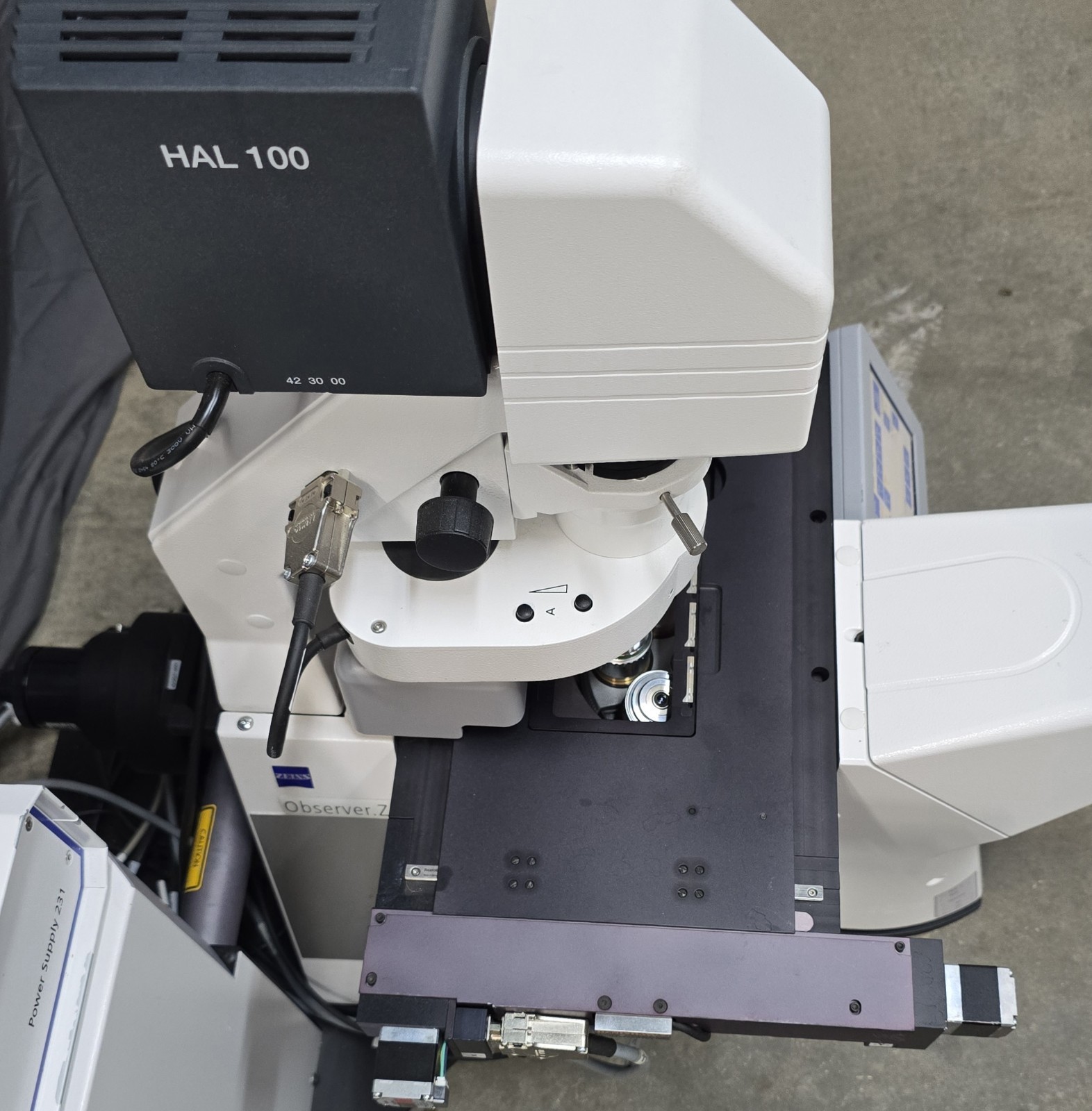Zeiss Axio Observer Z1 Motorized Inverted Fluorescence Microscope Palm Microbeam