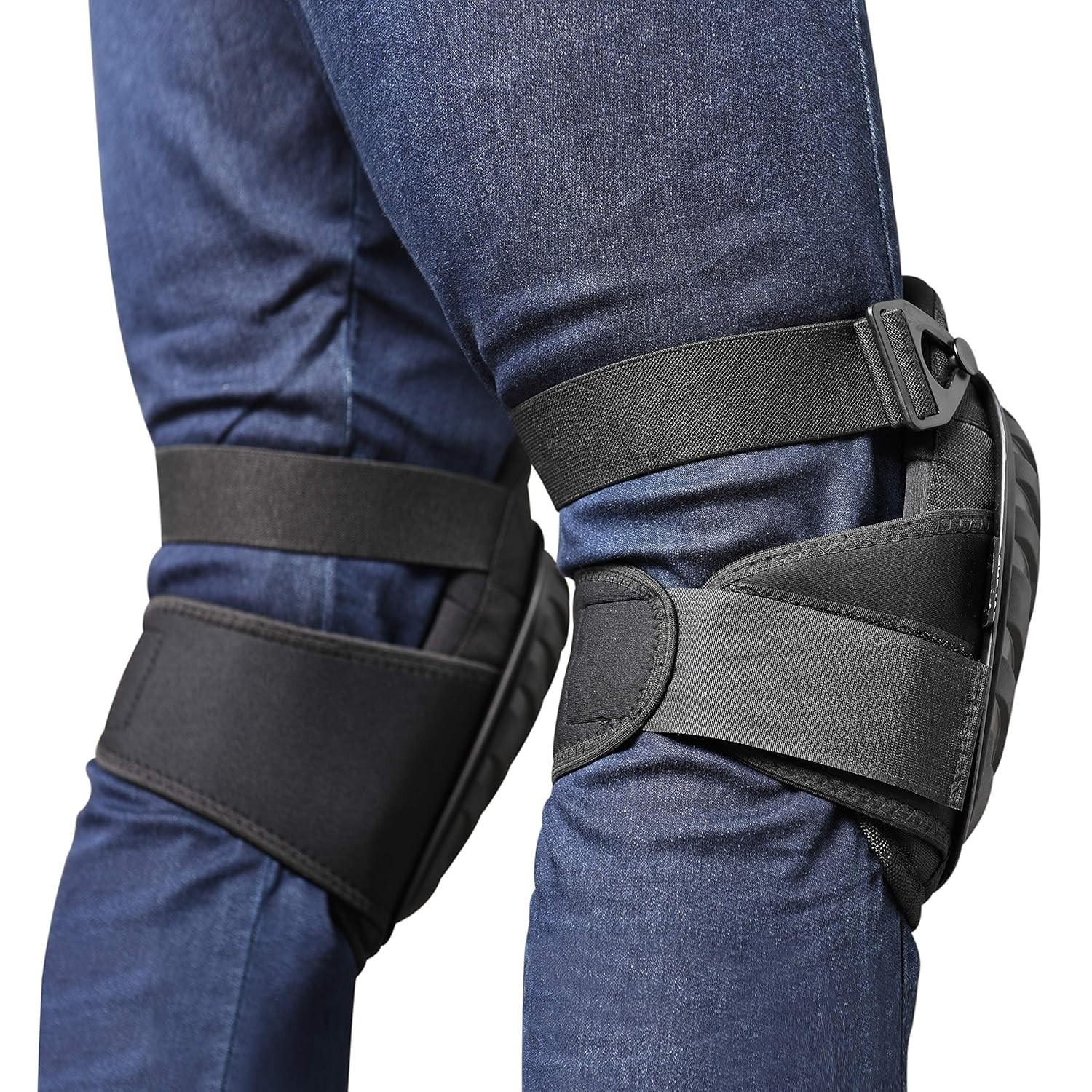Professional Knee Pads with Adjustable Straps - Comfort & Safety for Work