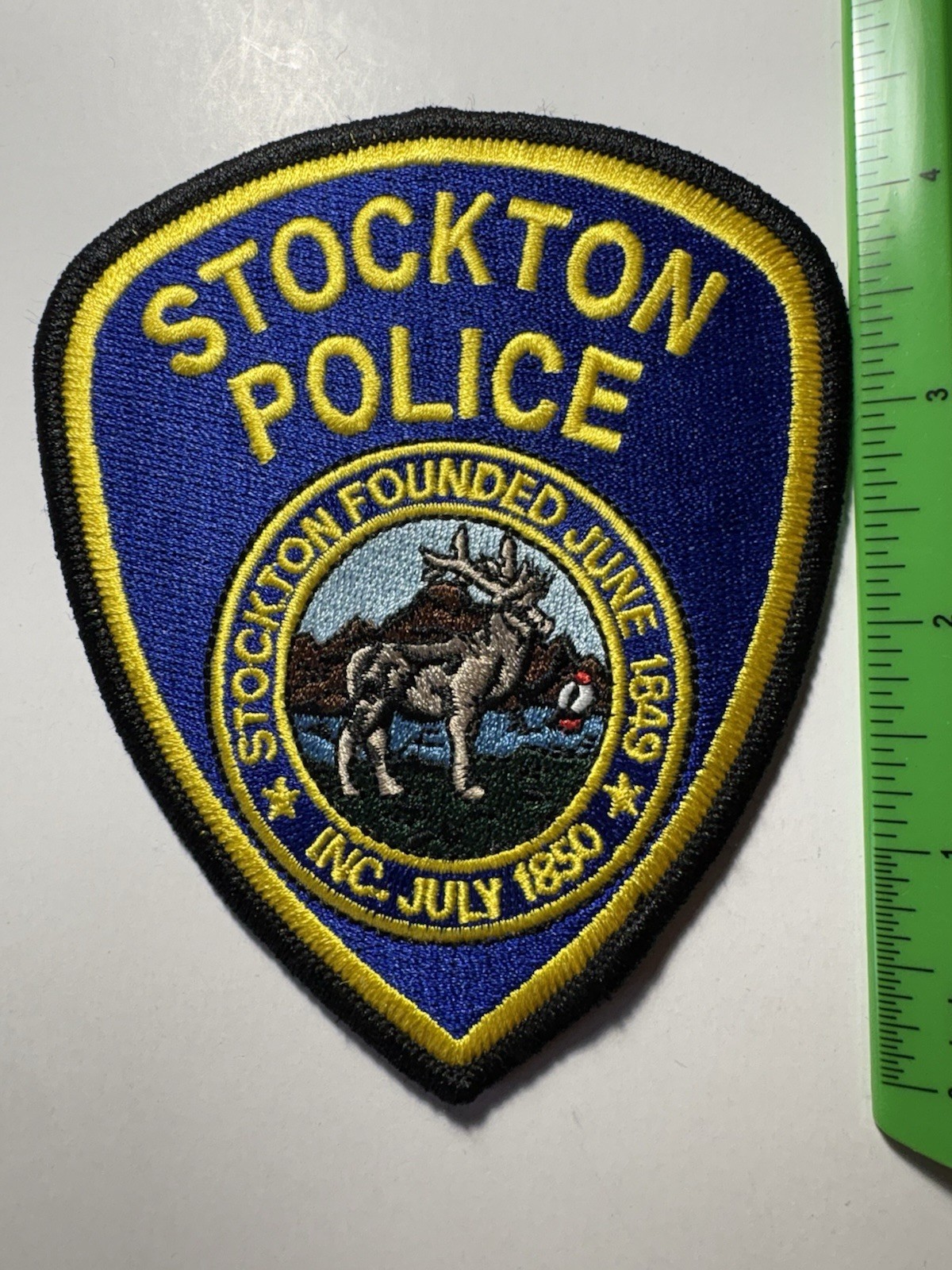 Stockton California Police Patch