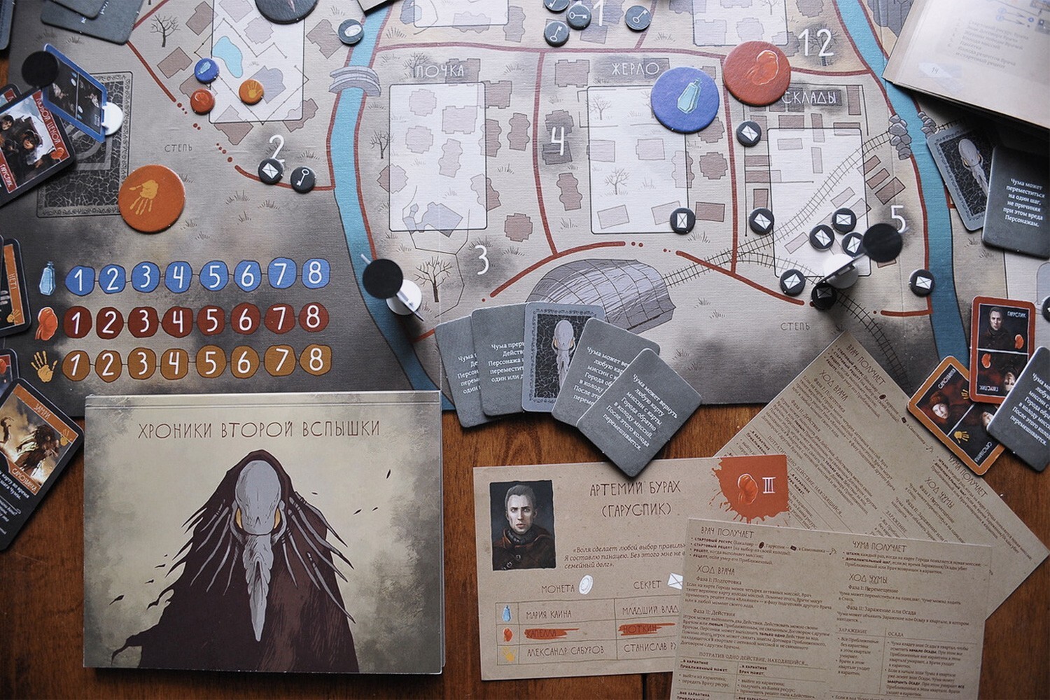 Pestilence Utopia - Russian Board Game / Мор Утопия - настольная игра