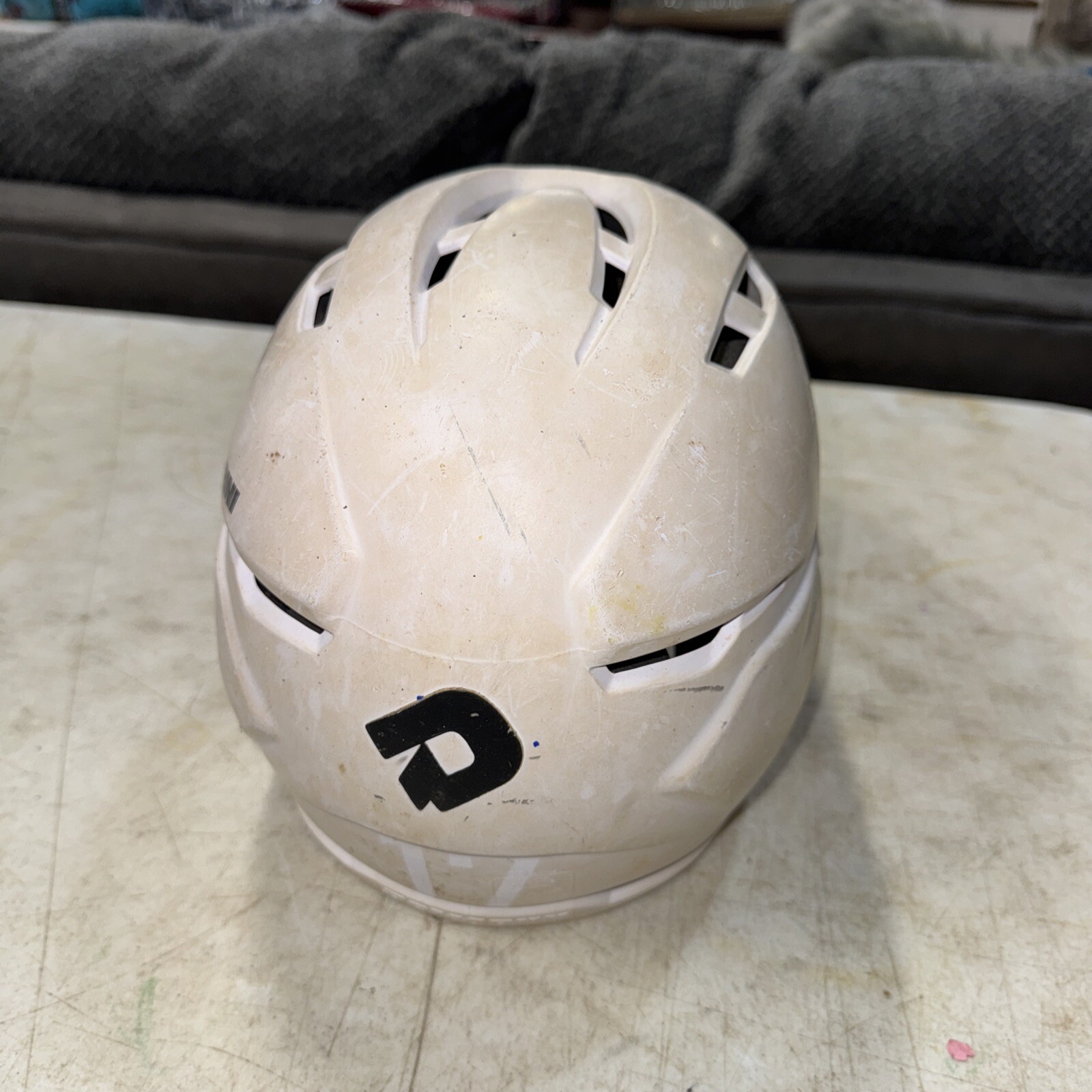 Demarini White Helmet With Facemask