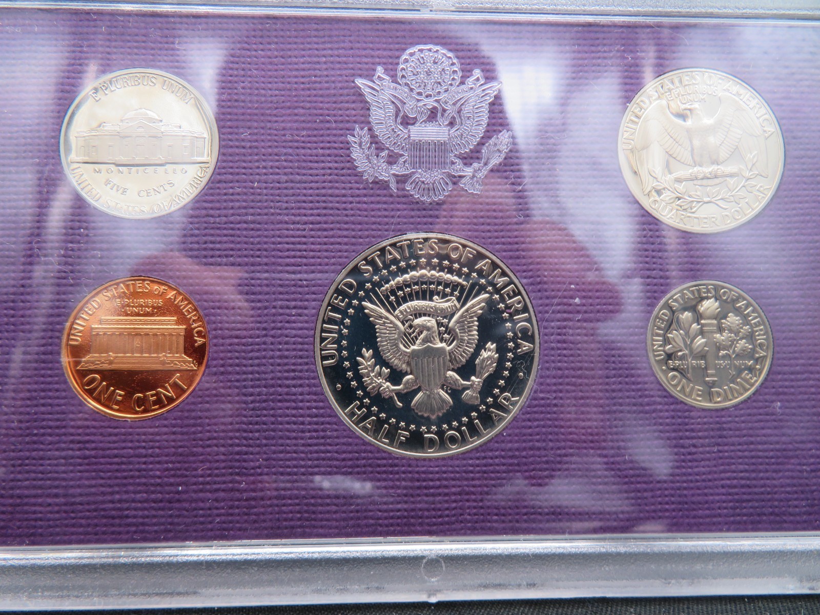 1987-S US Proof Mint Set 5 Coins OGP