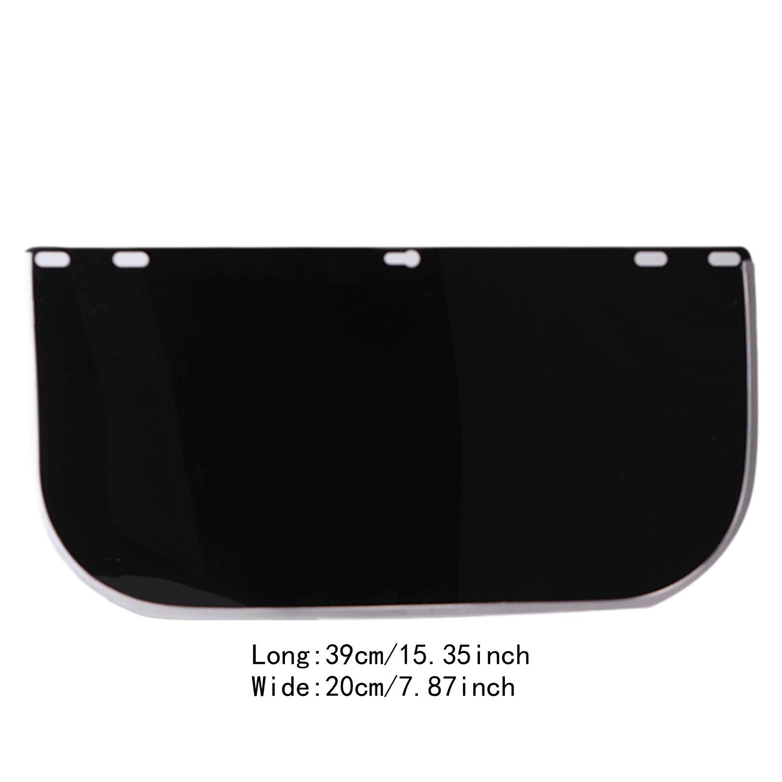 Face Shield Protective Visor Sturdy Flexible Anti Impact Universal Hard Cap