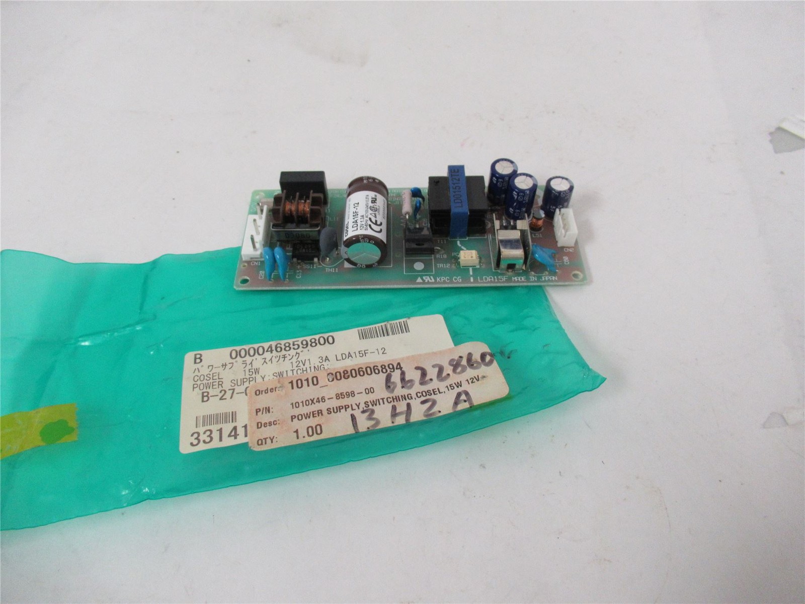 249462 New-No Box; Cosel LDA15F-12 Circuit Board Power Supply 15W 12V