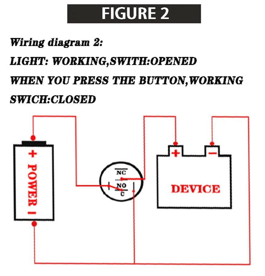 Metal Black Push Button Switch Momentary Latching Waterproof LED Light car Boat