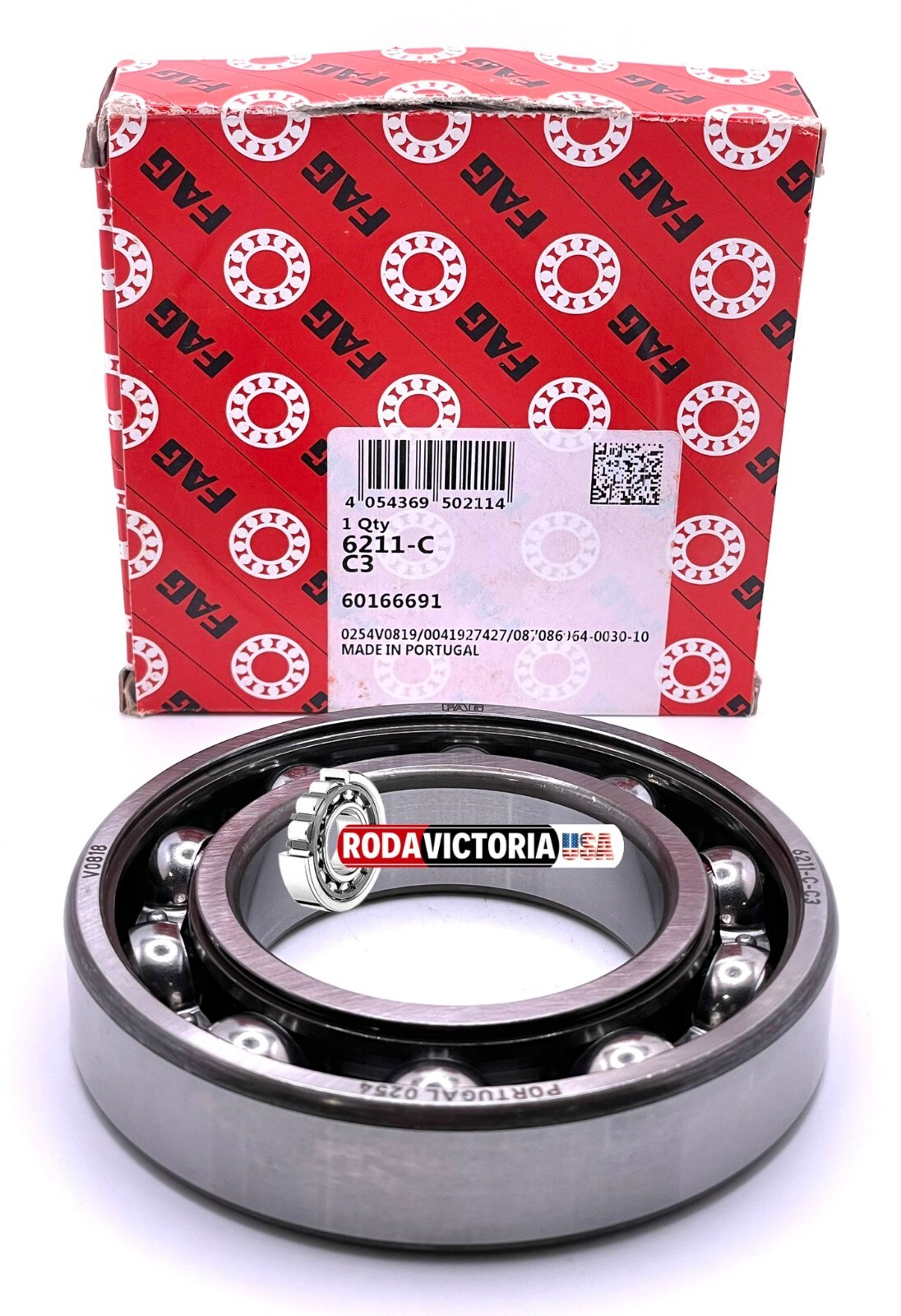 FAG BEARING 6211 C3 OPEN TOWMOTOR 659303 ALLISON 954528 JOHN DEERE JD9279