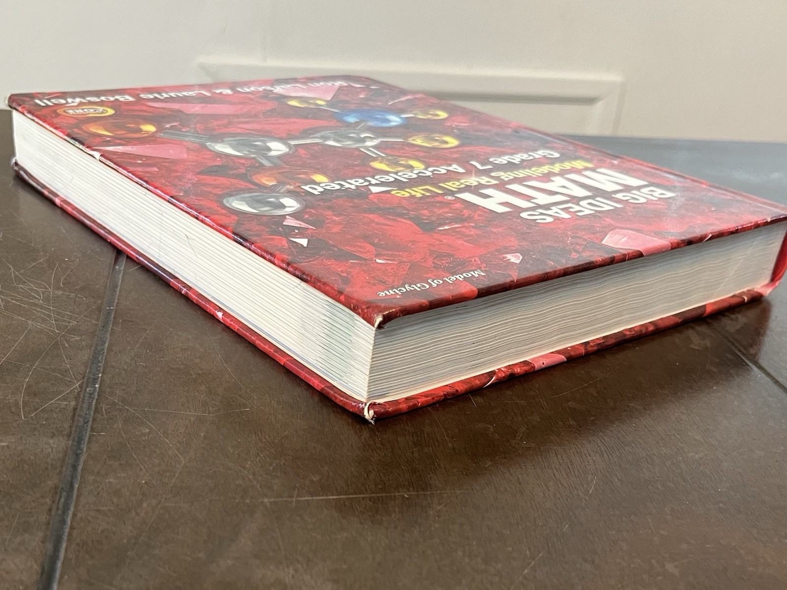 Big Ideas Math Modeling Real Life Grade 7 Accelerated (2019 Hardcover) GOOD