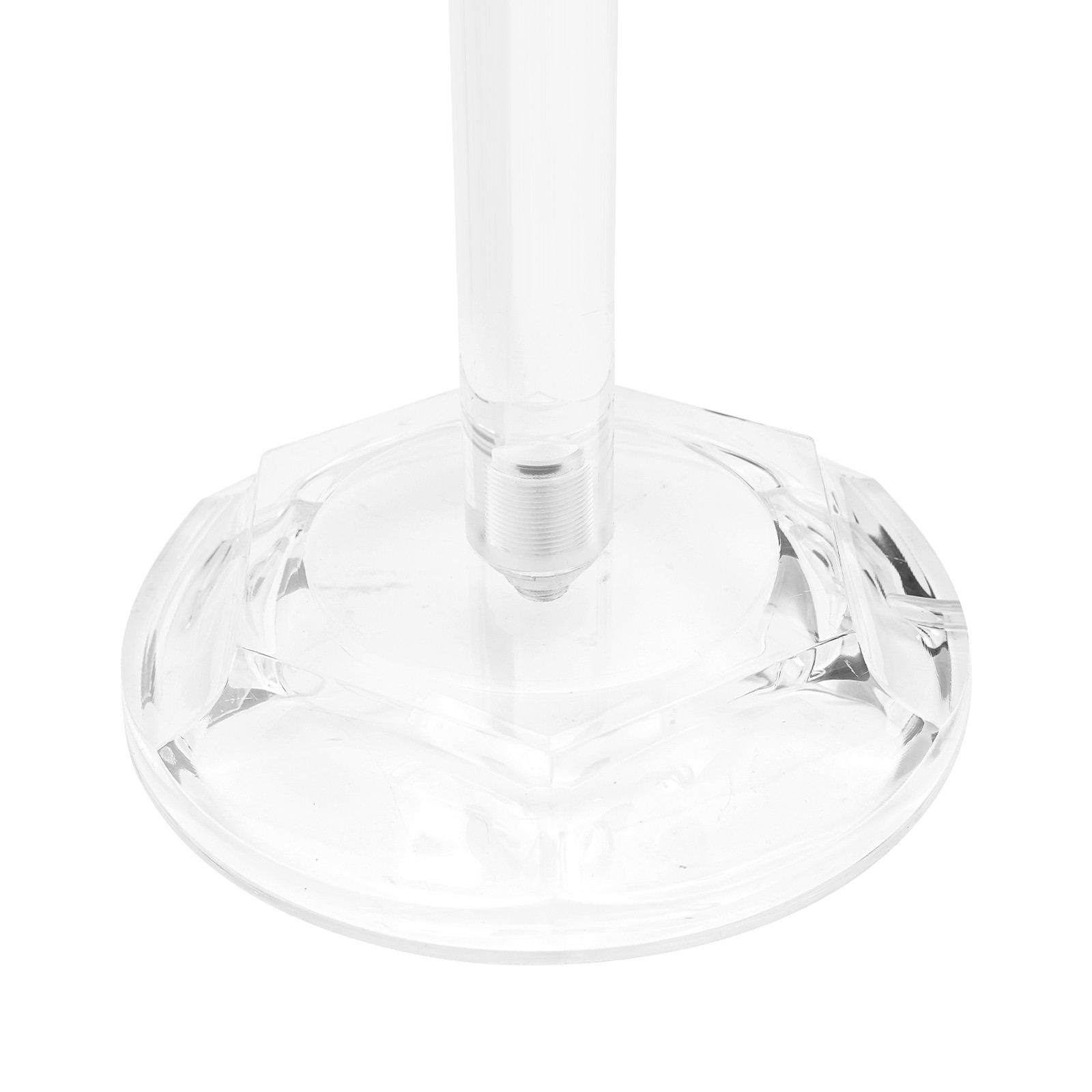 4PCS 5-Arm Candle Holders, 70cm Acrylic Candle Holders, Tabletop Candle Holders