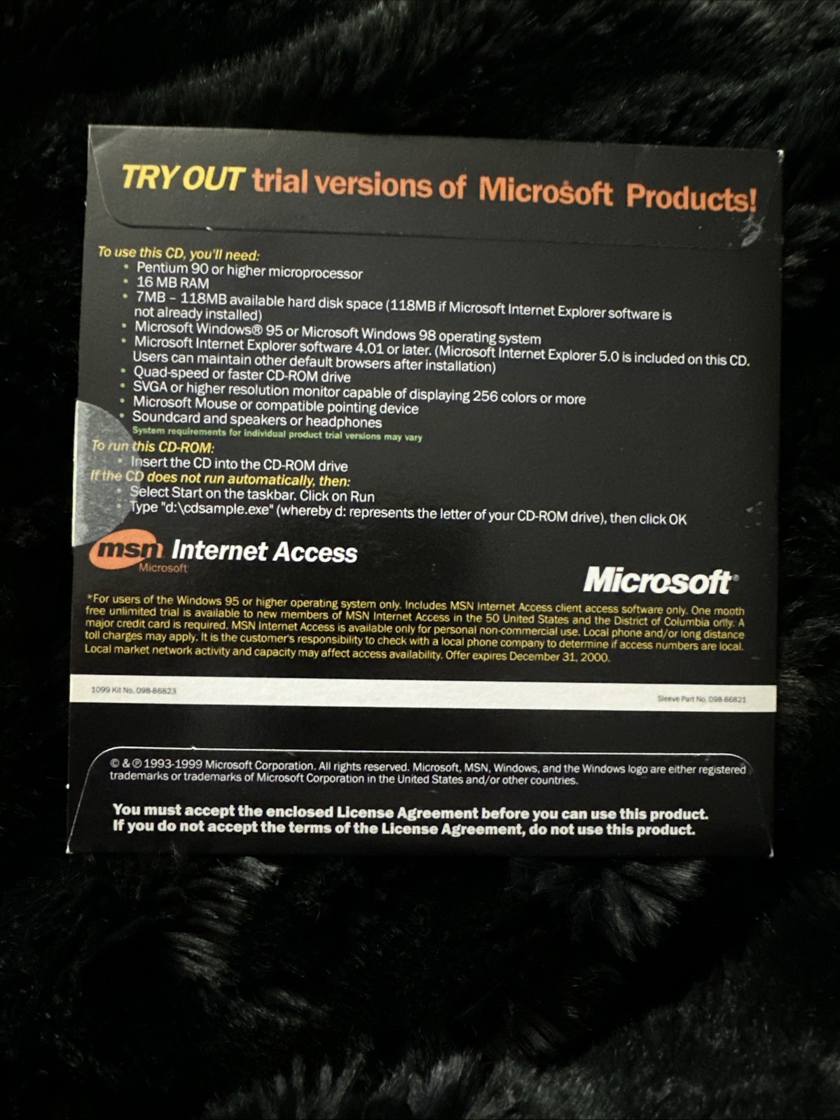 Microsoft Interactive CD Sampler Trial Version 1993-1999