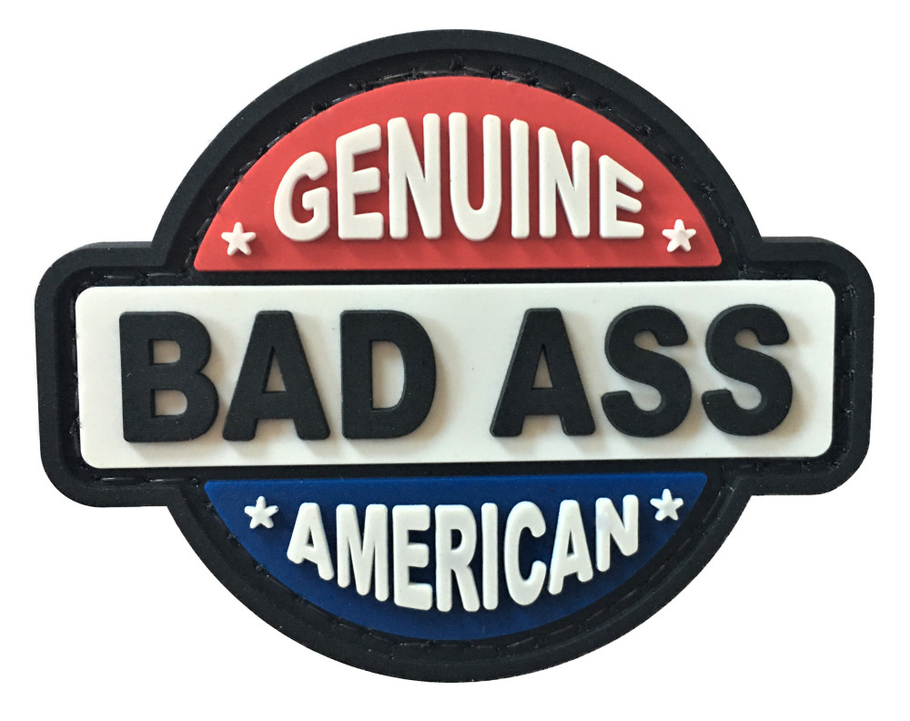 Bad A$$ American PVC Patch (SEAL MARSOC Special Forces Topgun F-35 F-18 SOI) 704